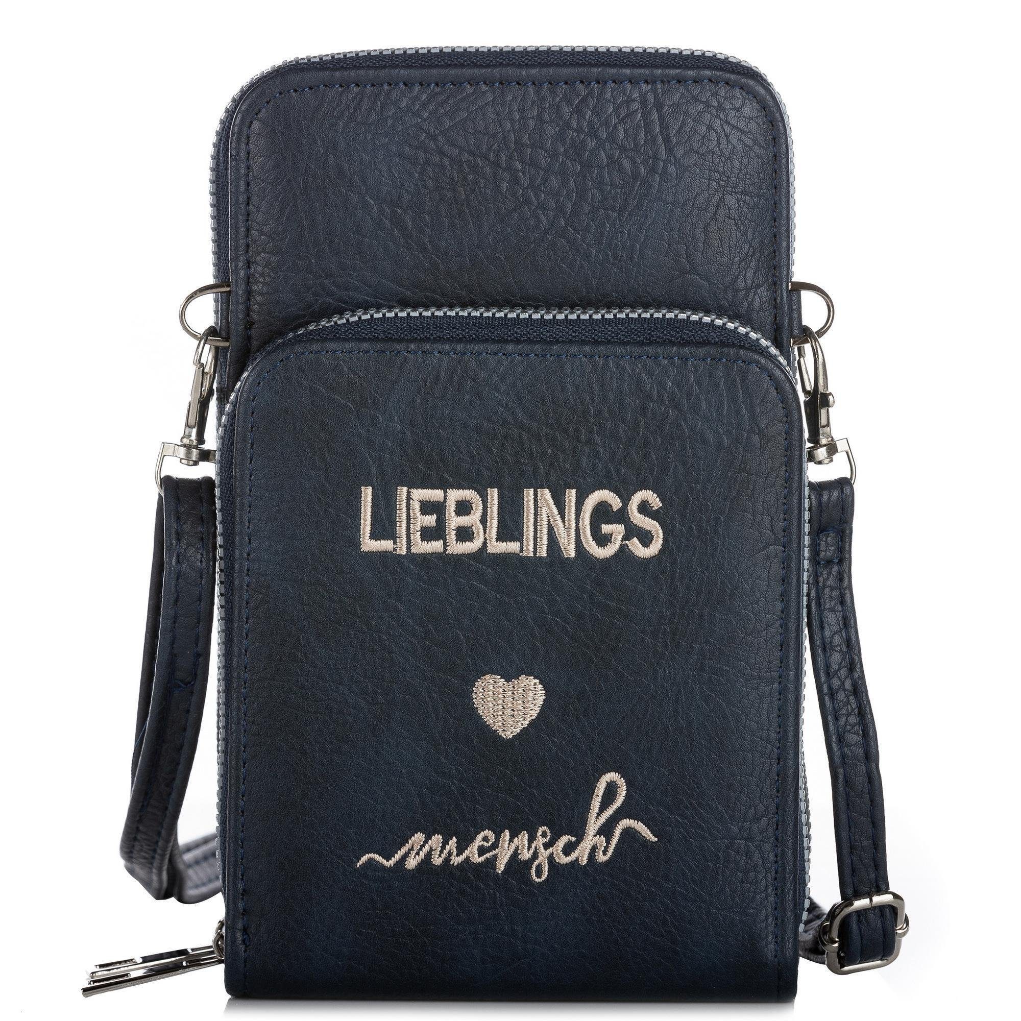 LOREZA Umhängetasche Damen Umhängetasche Handytasche Geldbörse Portemonnaie günstig online kaufen