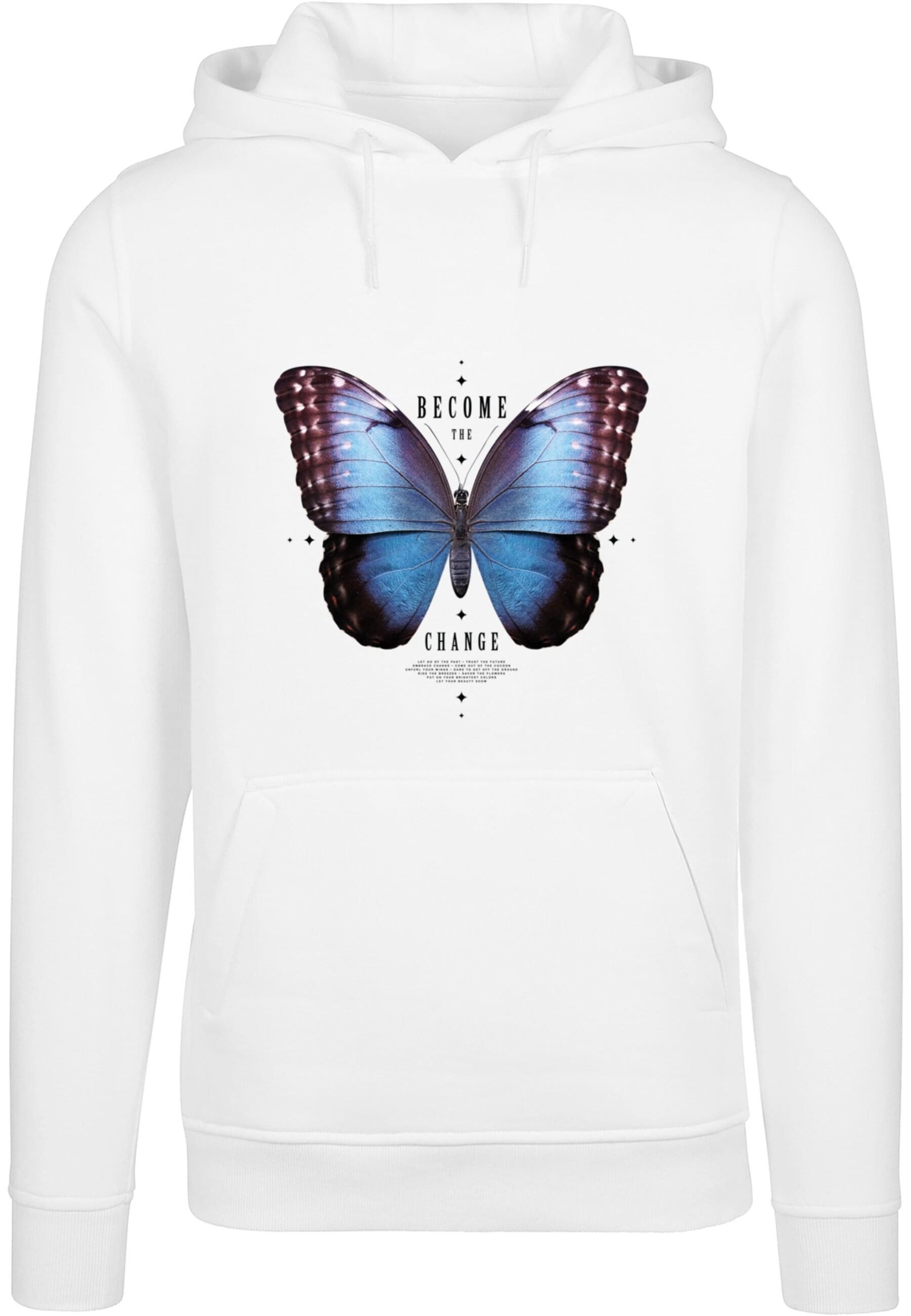 MisterTee Kapuzensweatshirt MisterTee Herren Become The Change Butterfly Ho günstig online kaufen