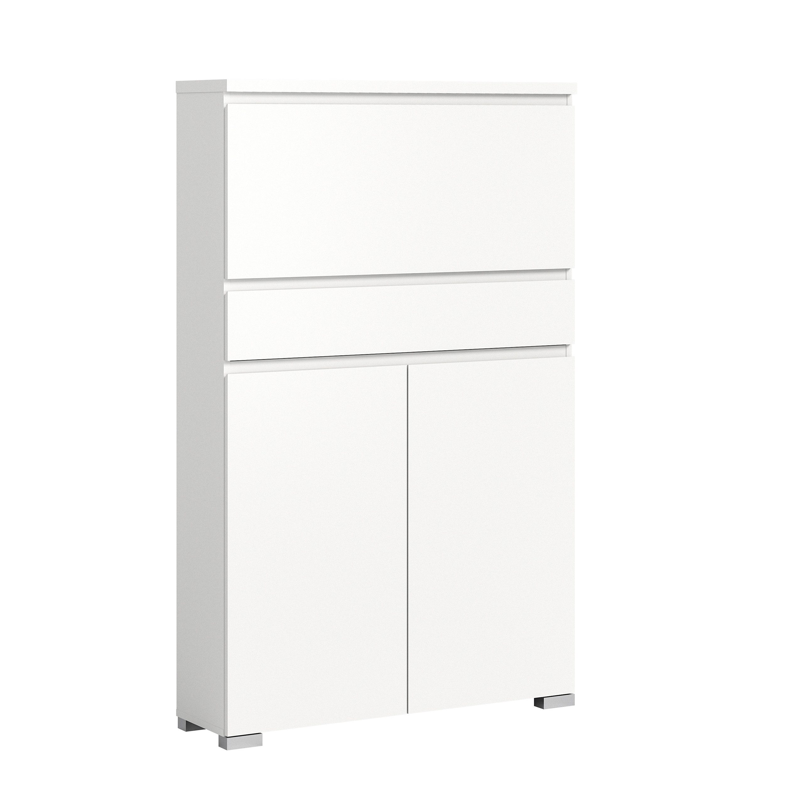 uno Schuhschrank   ¦ weiß ¦ Maße (cm): B: 95 H: 151 T: 27.0 Garderoben & Kl günstig online kaufen
