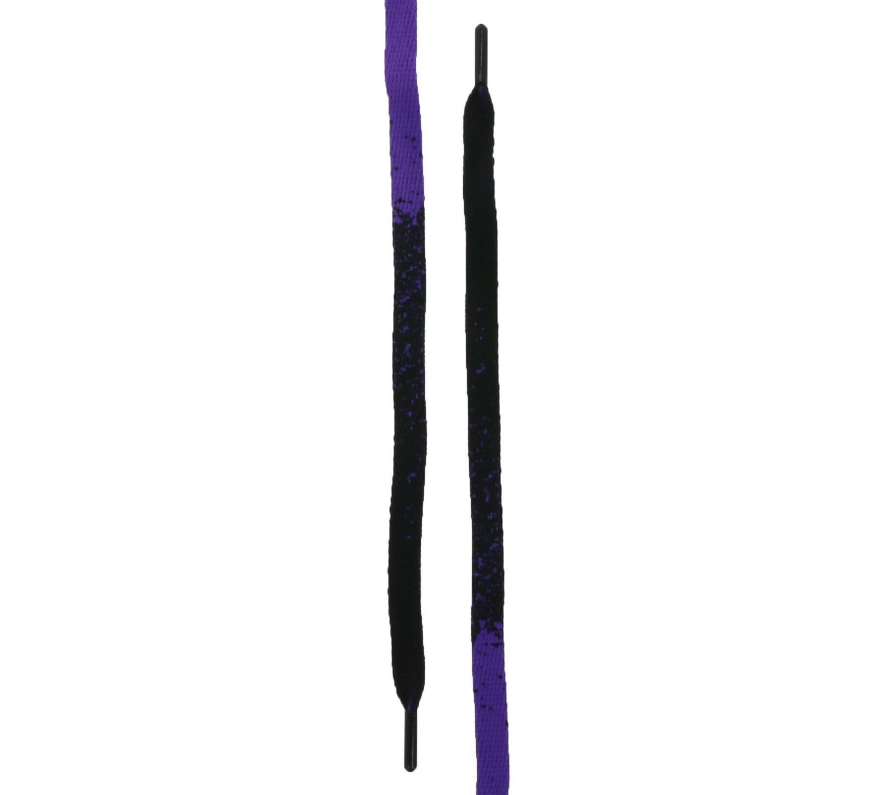 Schnürsenkel Schwarz/Violett Schuhbänder zweifarbige Schnürsenkel Schuhe Tubelaces Schnürbänder TubeLaces