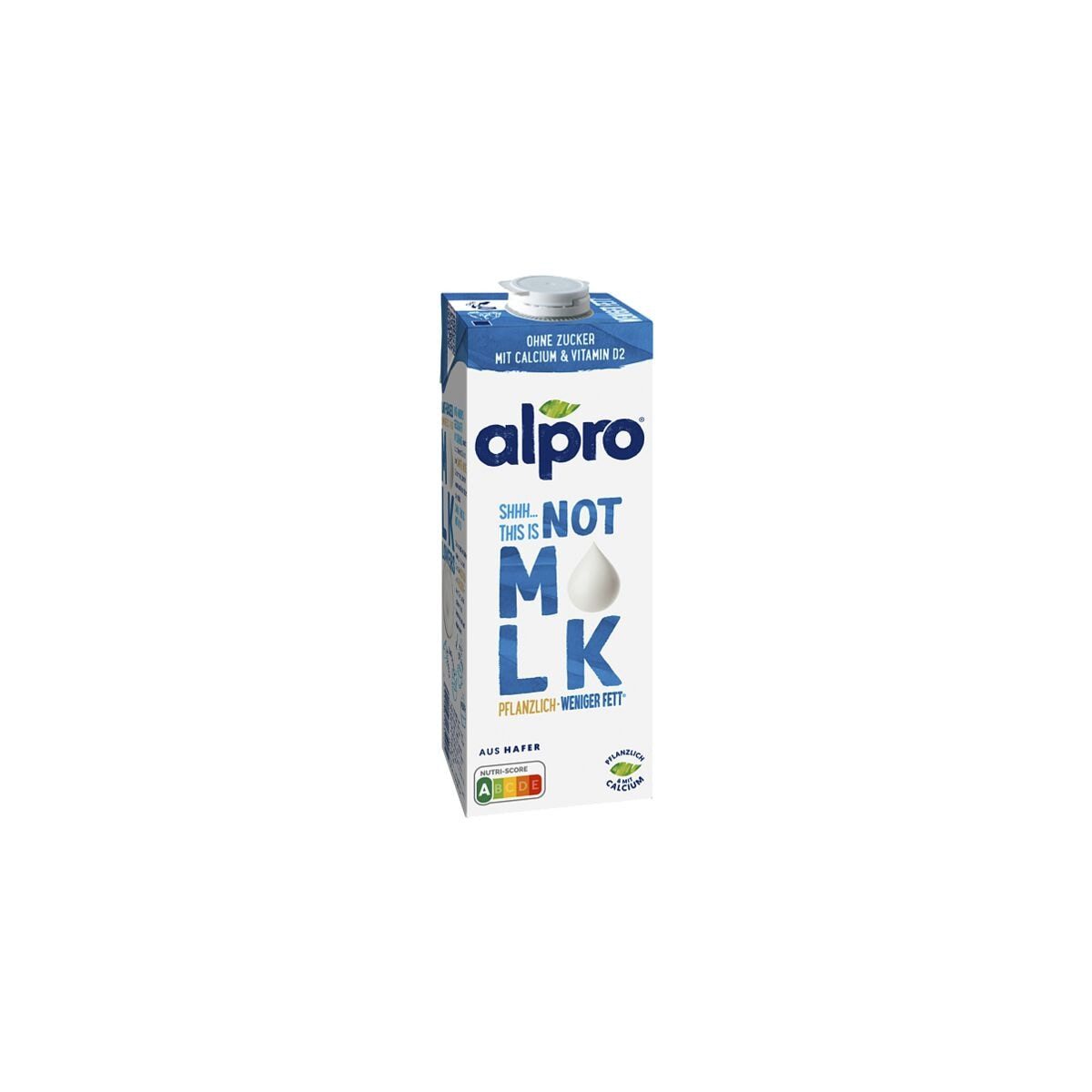 Alpro Milch Not Milk Drink 1,8% Fett, 8x 1 Liter, Milchalternative / Haferdrink 1,8 % Fett