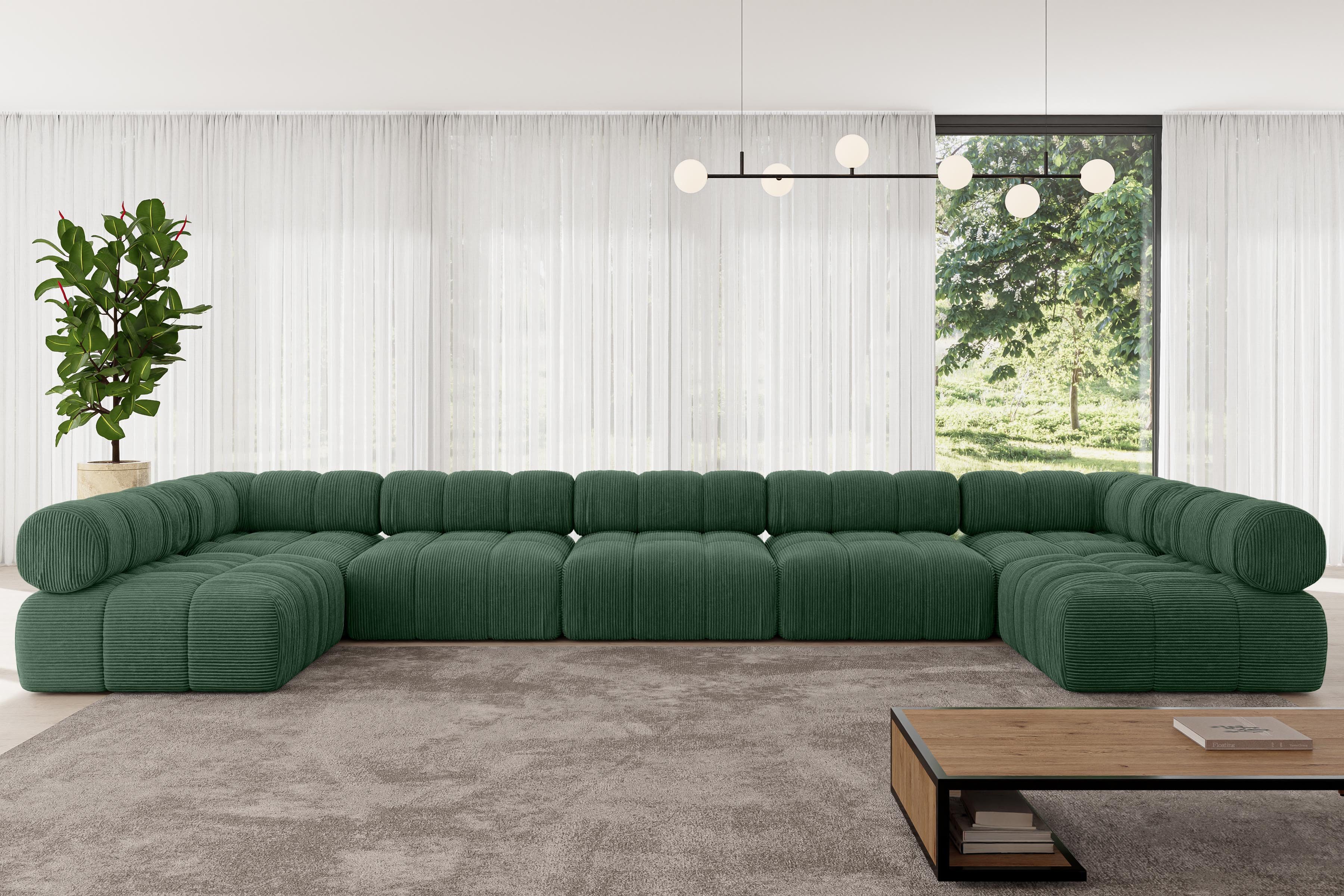 ALTDECOR Wohnlandschaft Garvo-U3, Corner Sofa U-Form günstig online kaufen