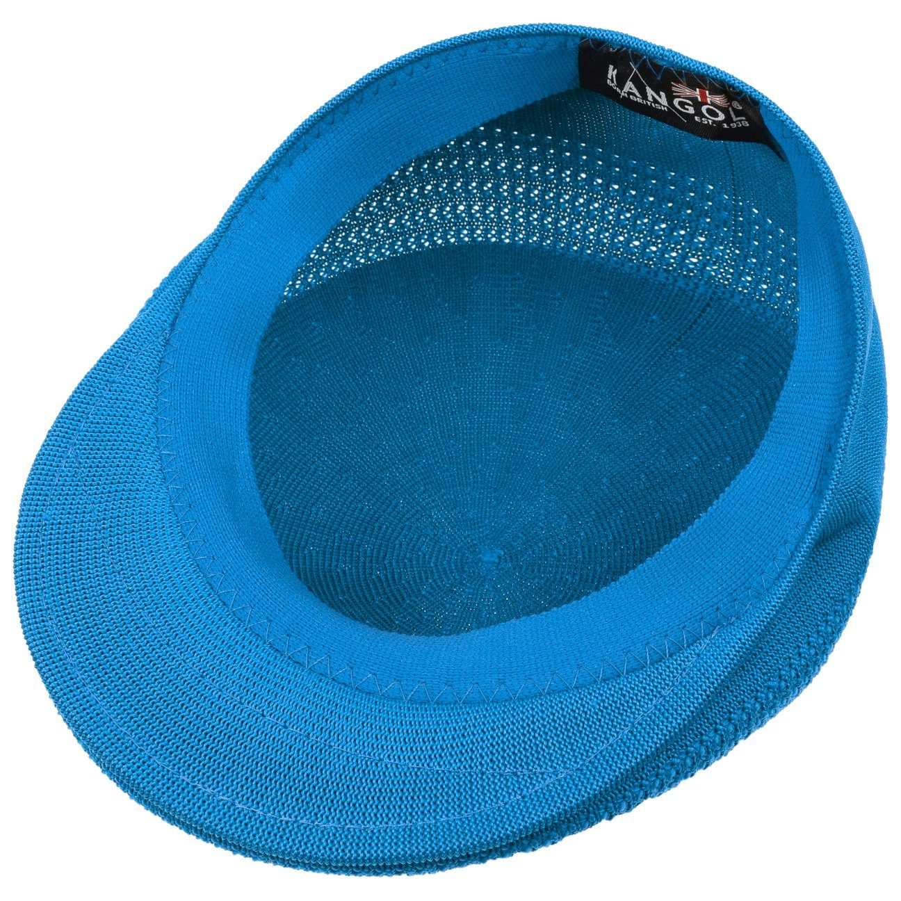 Kangol Flat Cap (1-St) mit Schiebermütze saphirblau Schirm