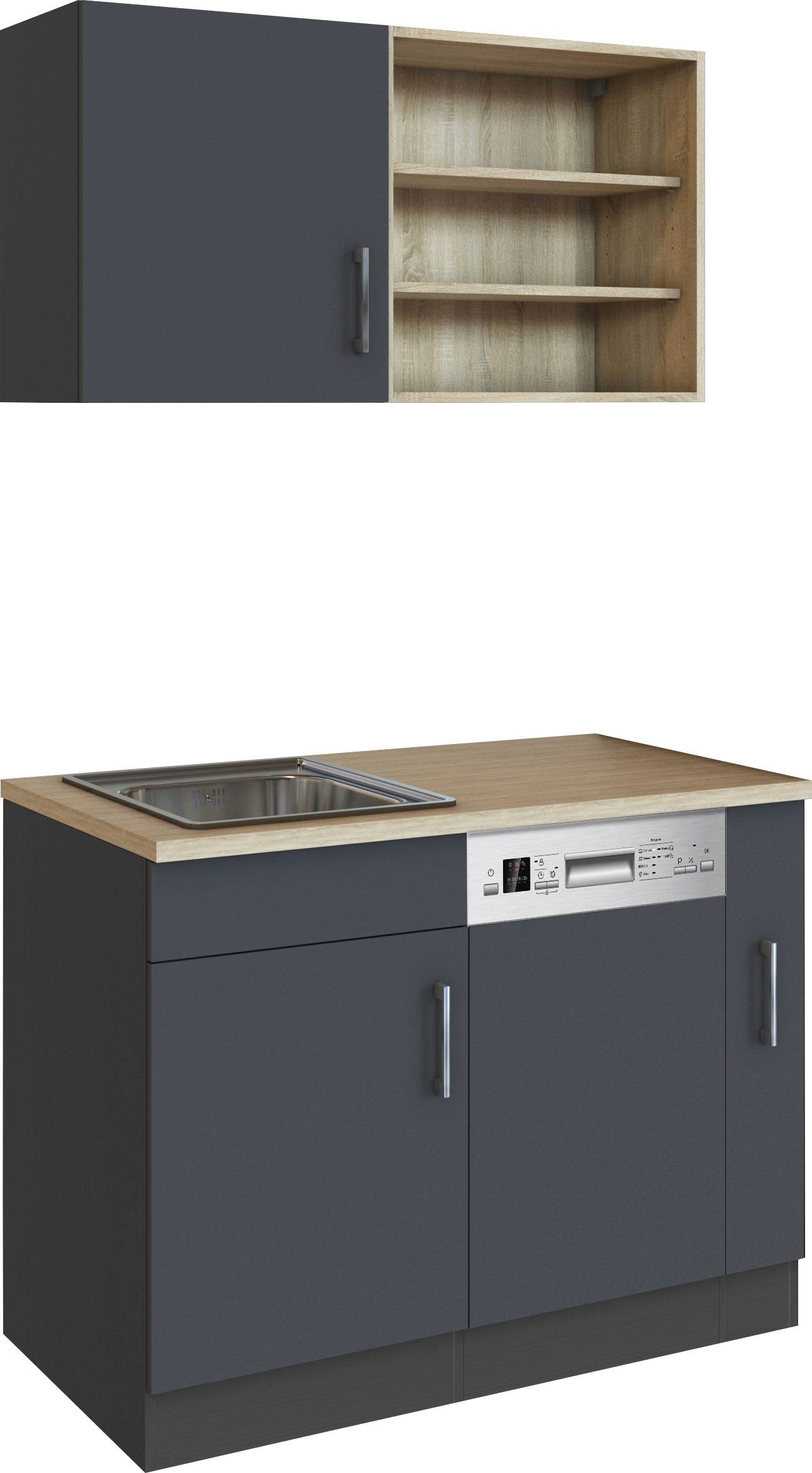 KOCHSTATION Pantryküche KS-Mali, Breite 110 cm, mit E-Geräten