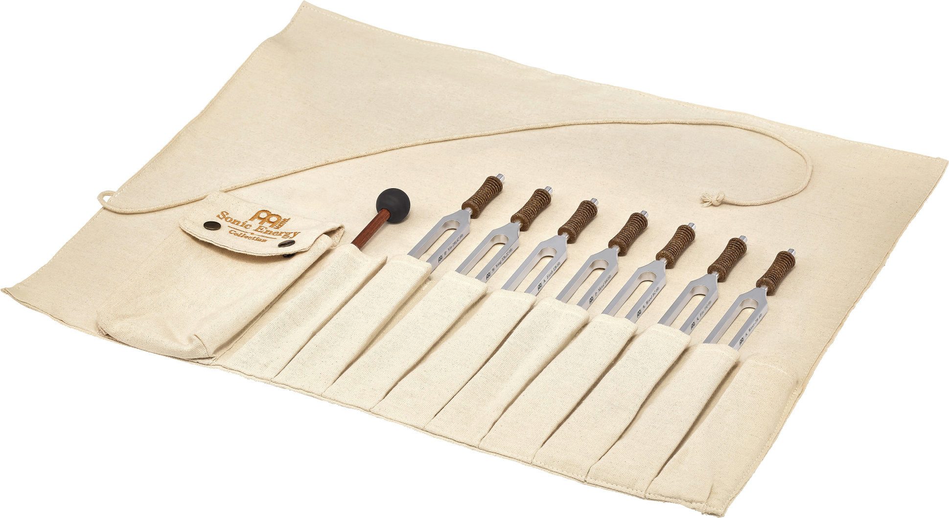 Meinl Sonic Energy Klangröhren TTF-TCM-SET-R 7-teiliges Stimmgabel Set für Klangtherapie,Für Meditation und Entspannung, 7-St., mit 7 TCM-Frequenzen