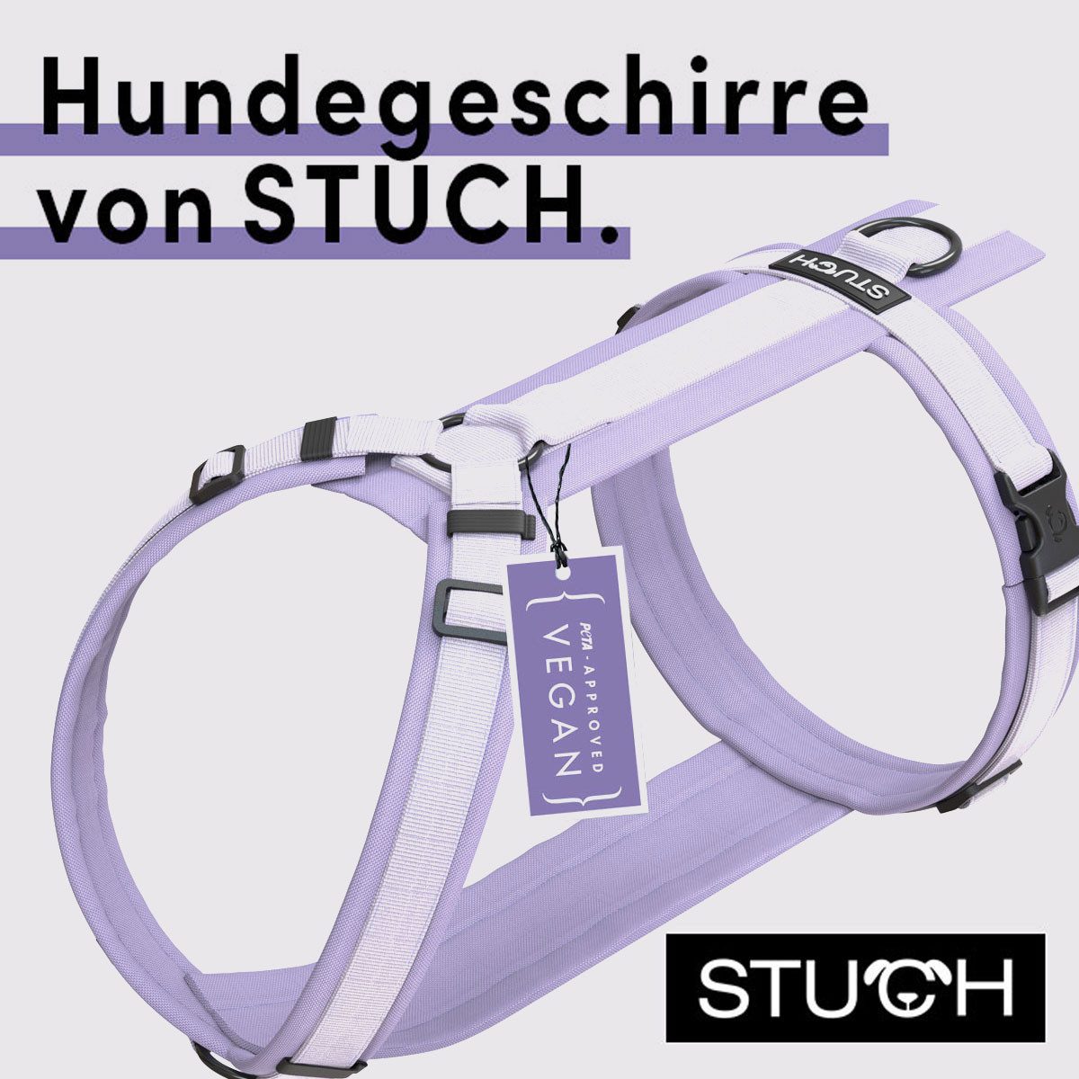 STUCH Hunde-Geschirr STUCH - Hundegeschirr - verstellbares Nylon Geschirr - günstig online kaufen