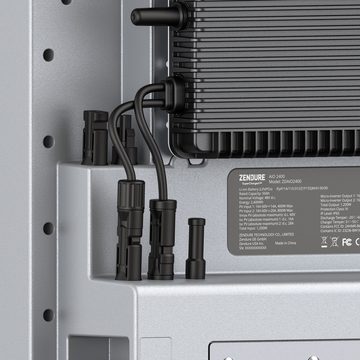 Zendure AIO 2400 LiFePO4 2,4kWh All-In-One Speichersystem für Balkonkraftwerke Stromspeicher (16-60 V), MPPT Wirkungsgrad 99%