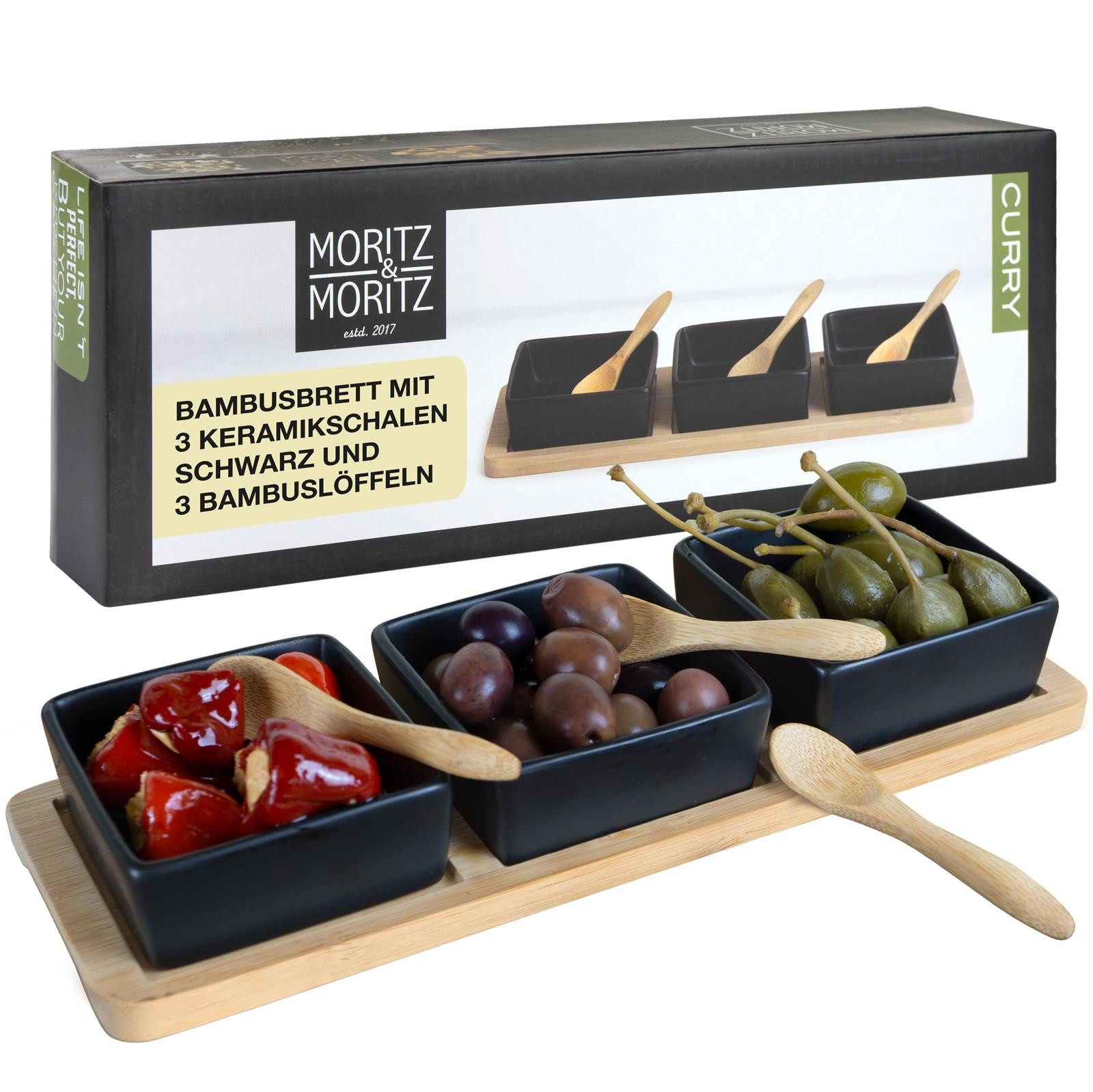 Moritz & Moritz Servierplatte Moritz & Moritz Dipschalen Curry