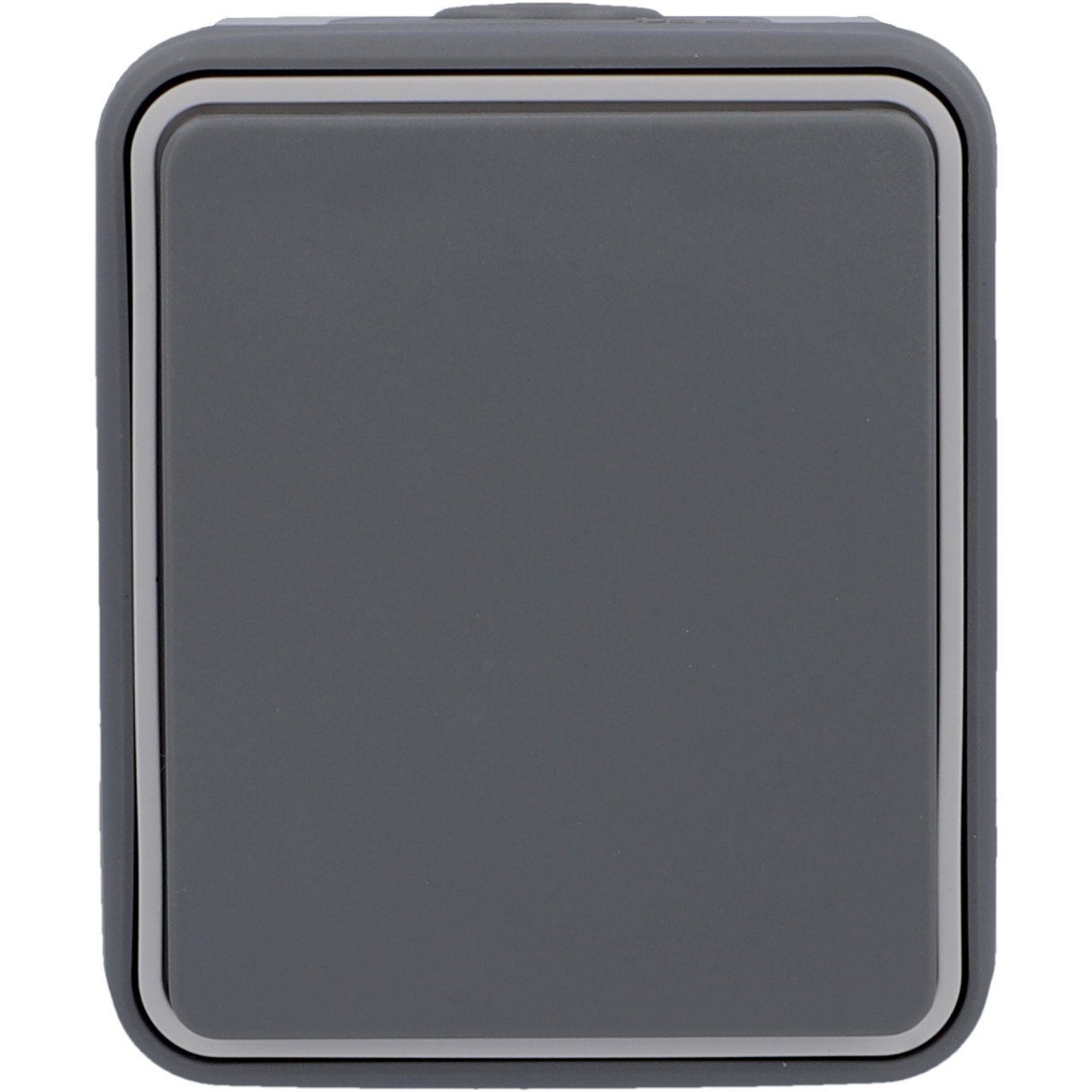 UNITEC Aufputz-Steckdose Unitec Steckdose 1-fach Feuchtraum Mini