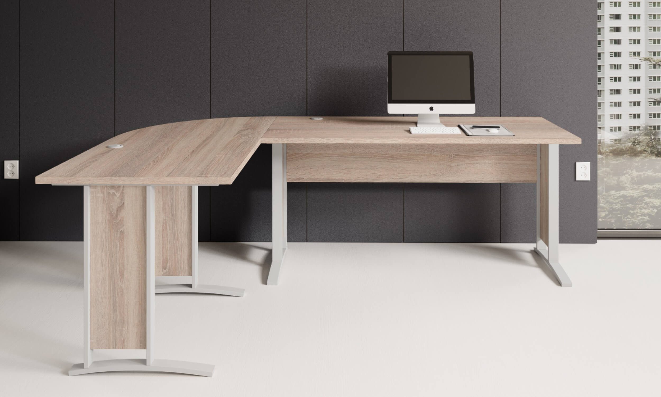 moebel-dich-auf Eckschreibtisch OFFICE LINE (in 2 günstig online kaufen