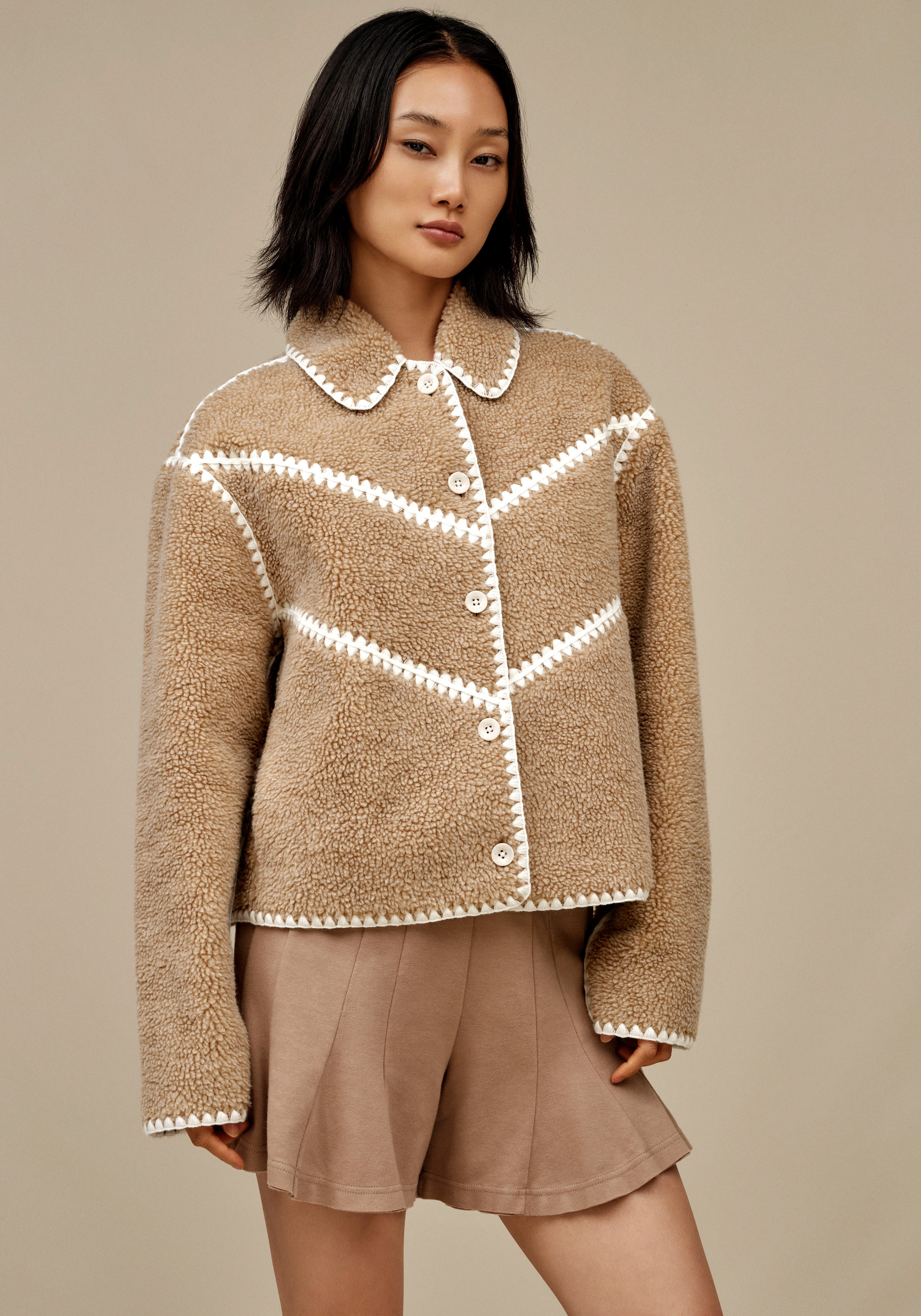 UGG Plüschjacke Ellison UGGfluff Shell Jacket günstig online kaufen