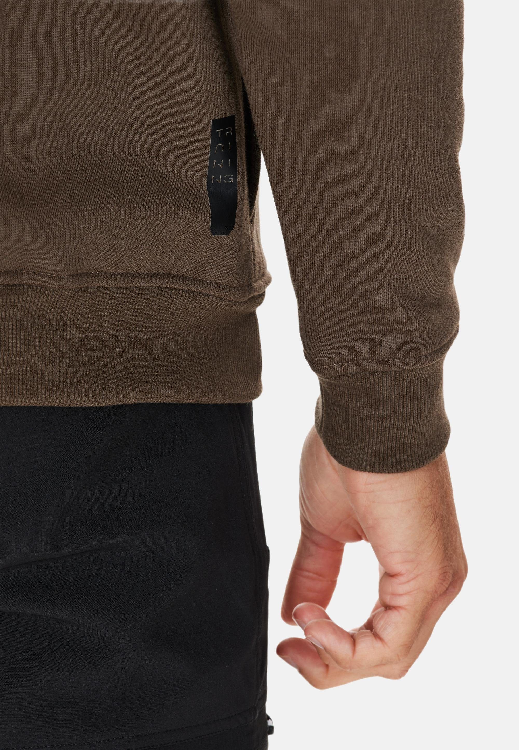 Kapuzensweatshirt trockender LIONK Qualität ENDURANCE khaki in schnell