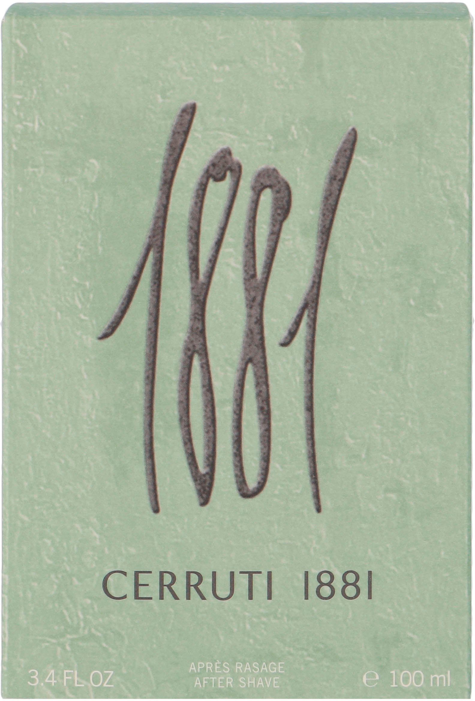 CERRUTI After-Shave 1881, mit würzigen Kräutern in der Eröffnung