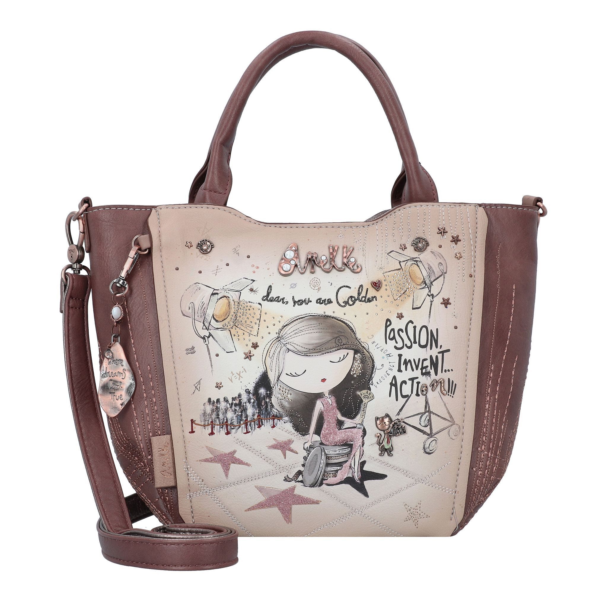 Anekke Henkeltasche Hollywood, Polyurethan günstig online kaufen