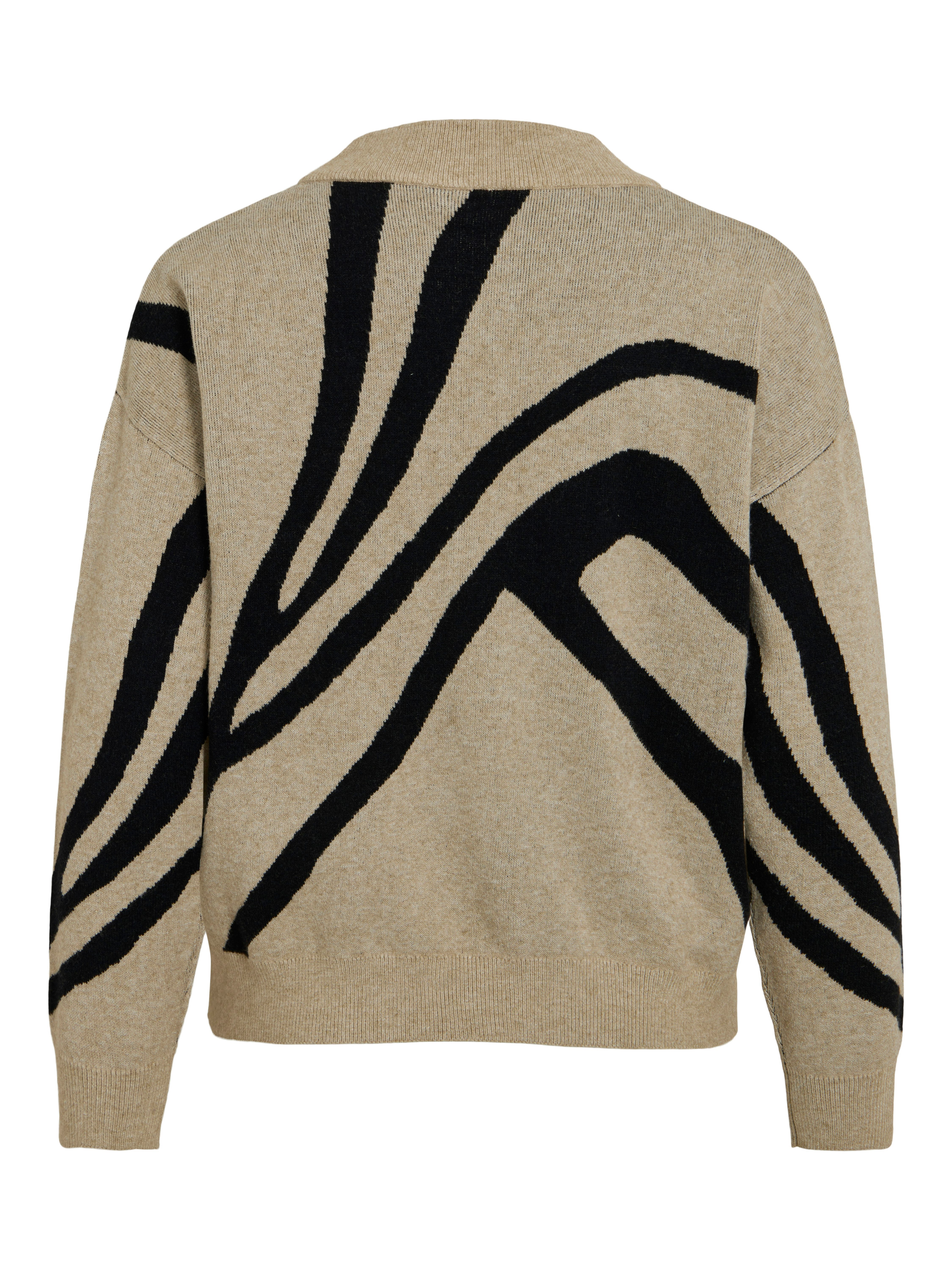 Vila Strickpullover VITIF JACQUARD L/S KNIT TOP - NOOS