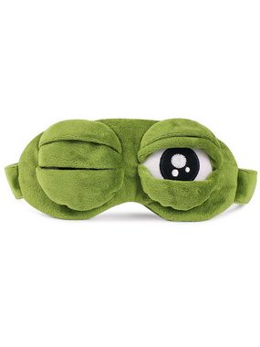 KIKI Augenmaske Augenmaske,Schlafen Lustige Neuheit Augen Abdeckung (Grün)