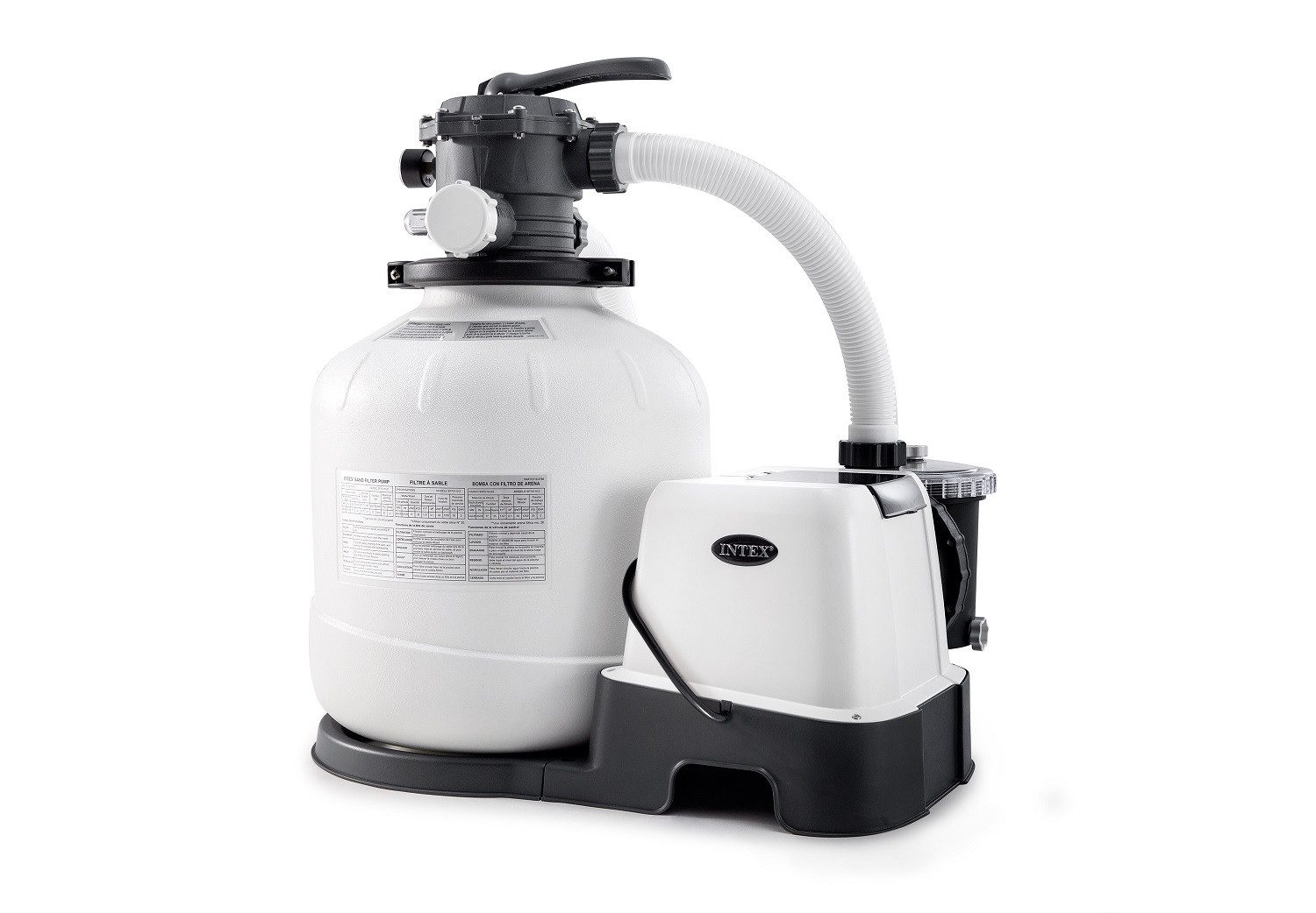 Intex Salzwassersystem Krystal Clear Pool Sandfilter Pumpe und Salwassers