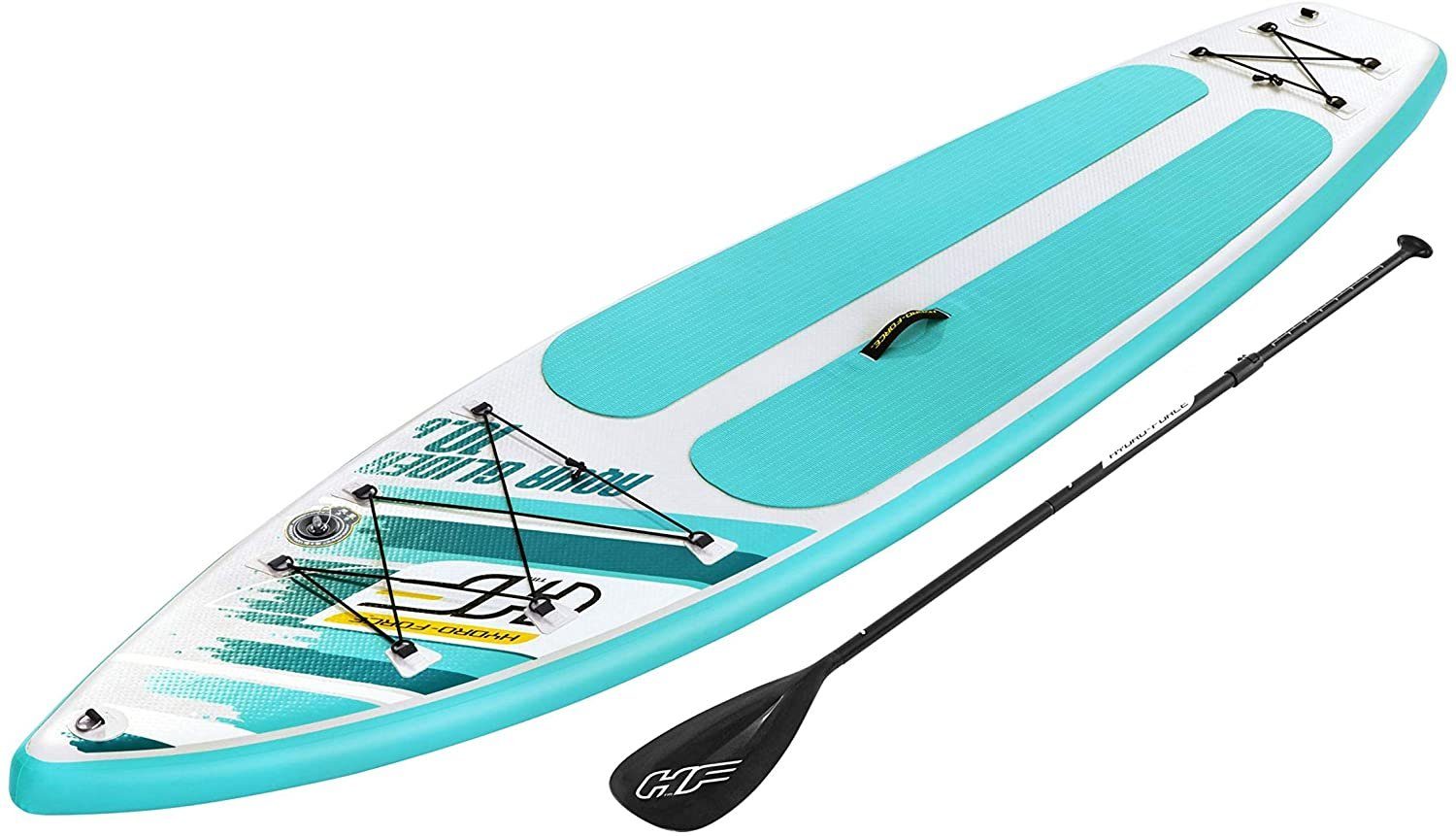 Coil-Leash, "Aqua SUP SUP-Board inklusive Glider", BESTWAY Touring Hydro-Force Set), 65347 Finnen Reparatur-Set, Board-Set 2 (Komplett Paddel, Pumpe,