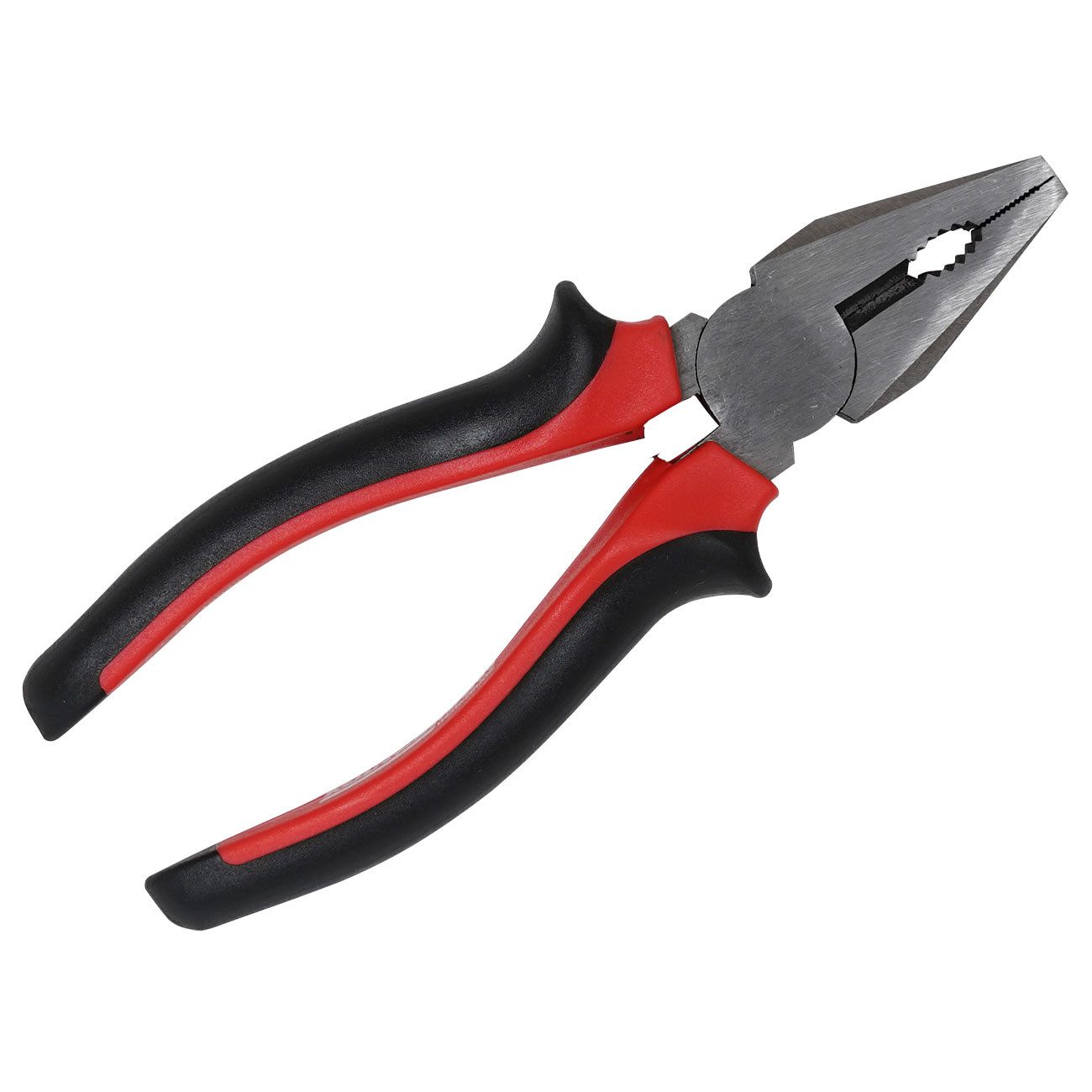 Brüder Mannesmann Werkzeuge Zangenset 2tlg. Zangen-Set, Kombizange 160mm & Seitenschneider 115mm, Stahl, 2tlg.-Set, Werkzeugstahl-Zangen-Set zum präzisen Greifen und Kabelschneiden