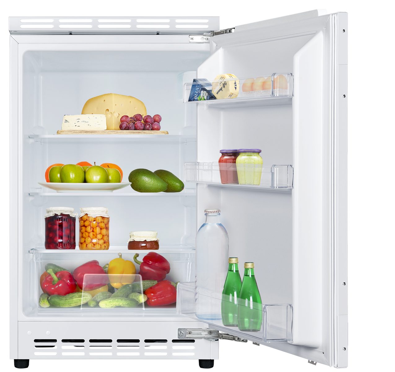 Amica Einbaukühlschrank UVKSD 351 951, 81,5 cm hoch, 49,5 cm breit, Frische im modernen Look – stilvoll integriert