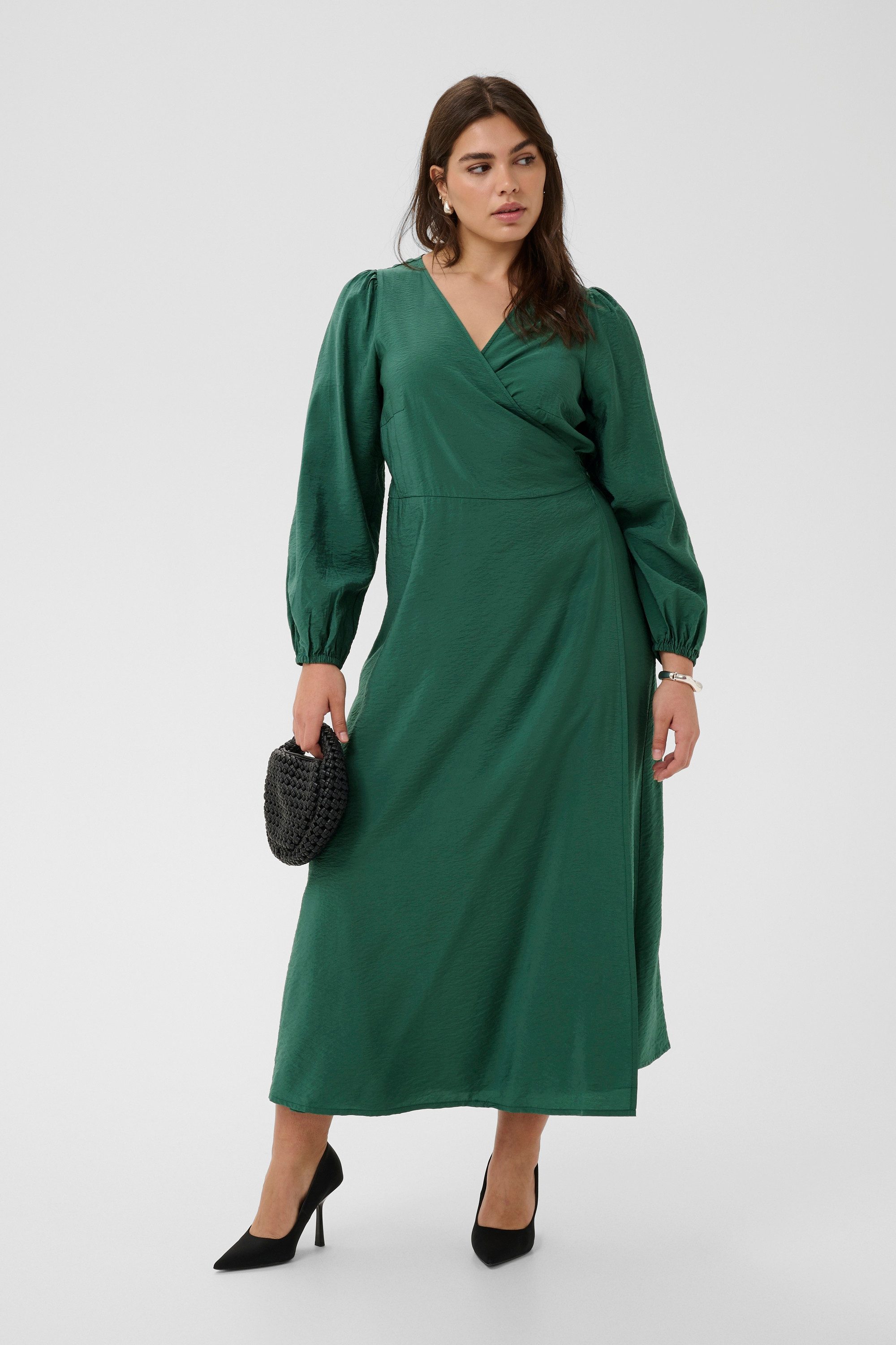 KAFFE Curve Blusenkleid Kleid KCruby Große Größen