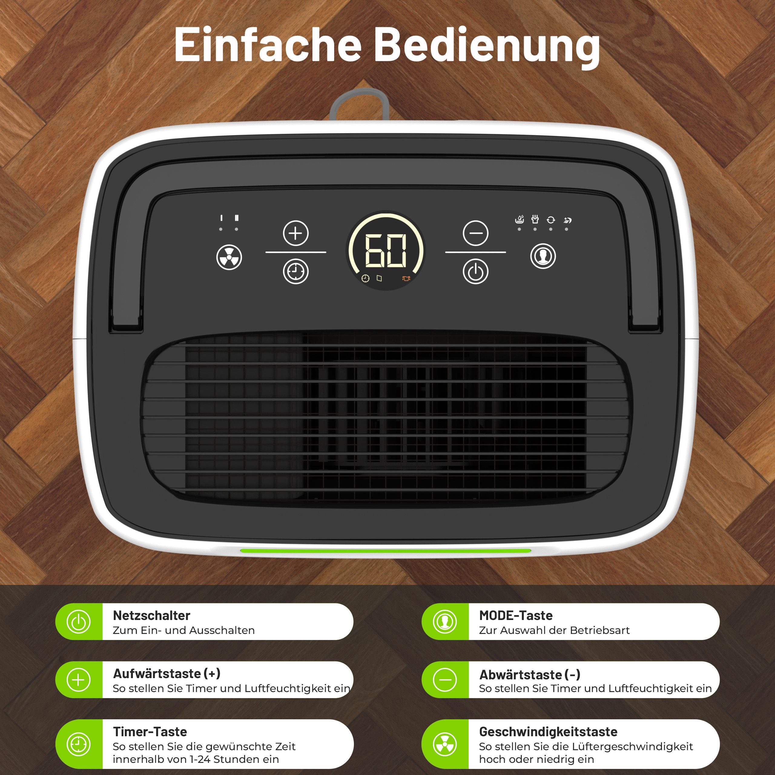 oyajia Luftentfeuchter Luftentfeuchter Elektrisch, Raumentfeuchter, Entfeuc günstig online kaufen