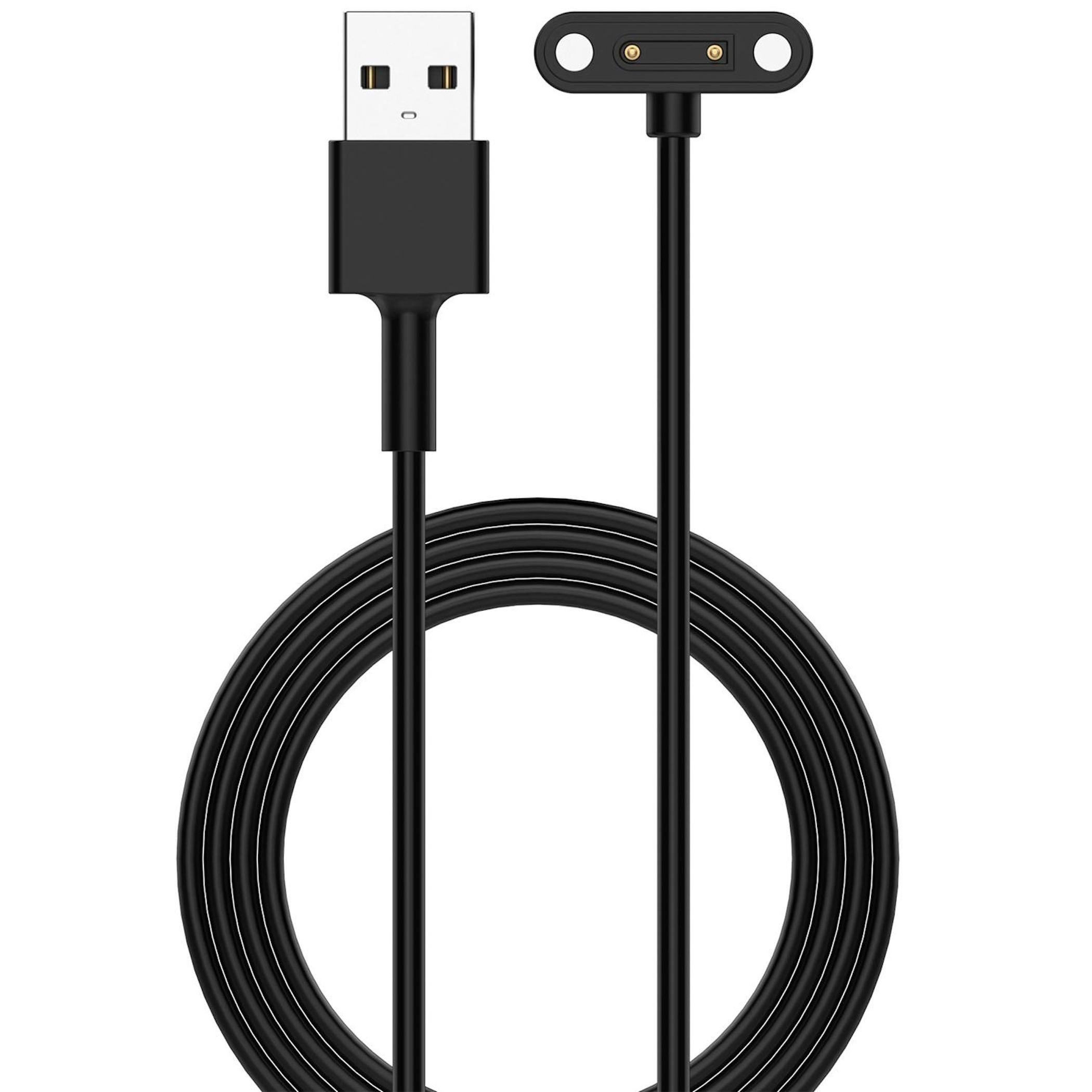 Wigento Für TickTalk 5 Kids Magnet Ladekabel 1 Meter Schwarz Stromadapter
