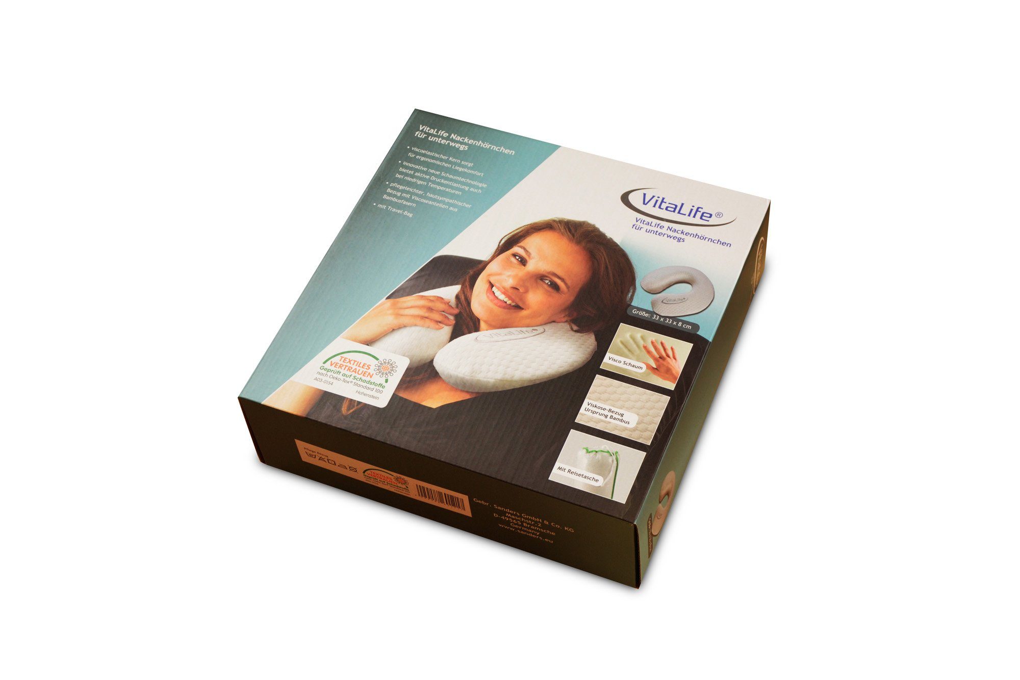 Vitalife Nackenhörnchen Vital Life Orthopädisches Viscoschaum Nackenhörnche günstig online kaufen