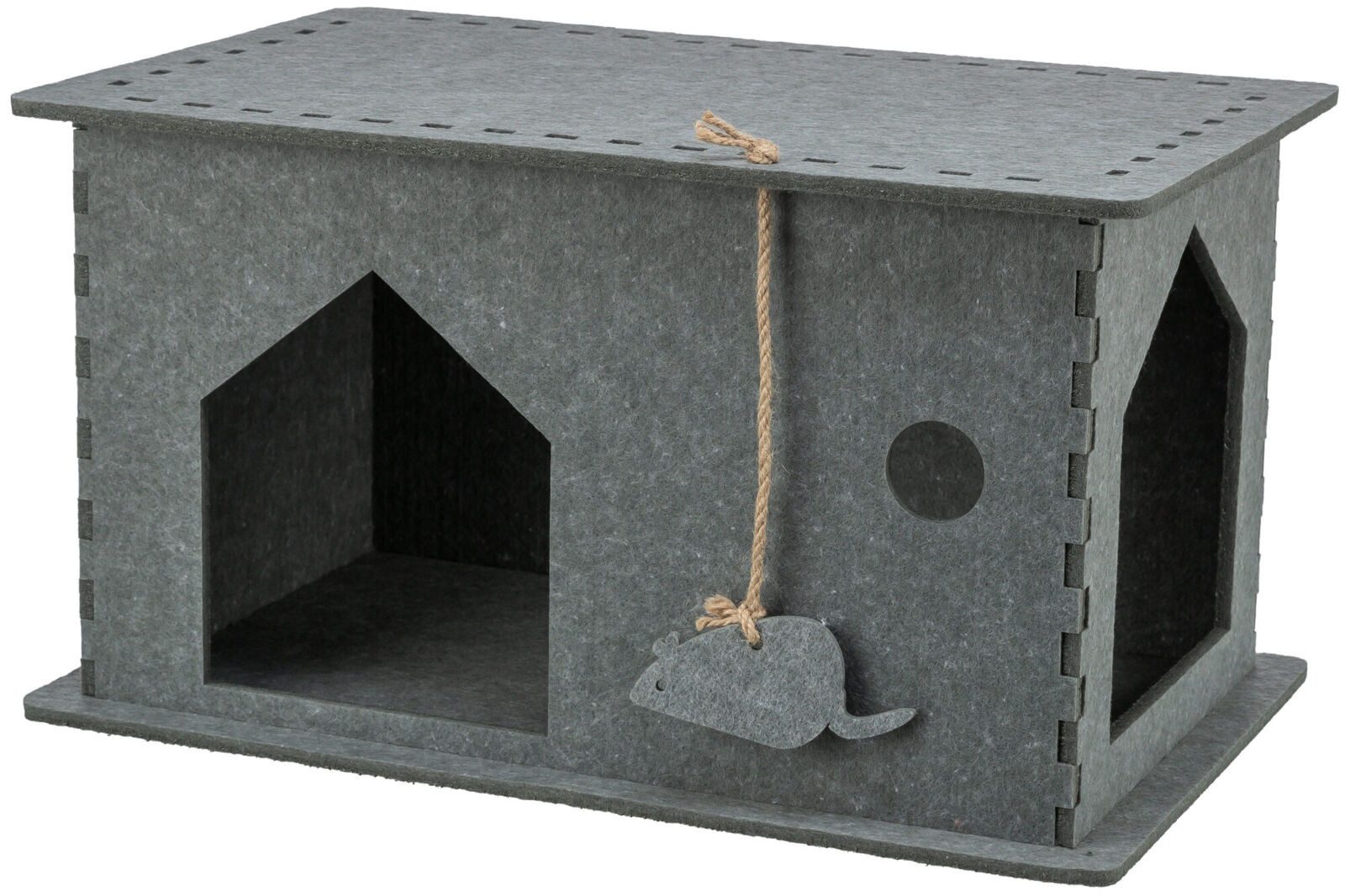 TRIXIE Tierhöhle TRIXIE Höhle Lene - grau - 54 × 30 × 35 cm, SOFT Edition