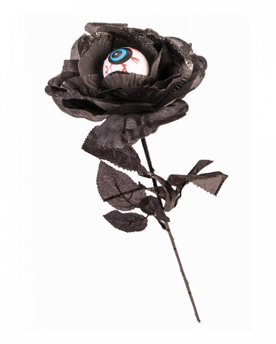 Rose Auge Schwarze blauem mit Rote oder Horror-Shop Dekofigur