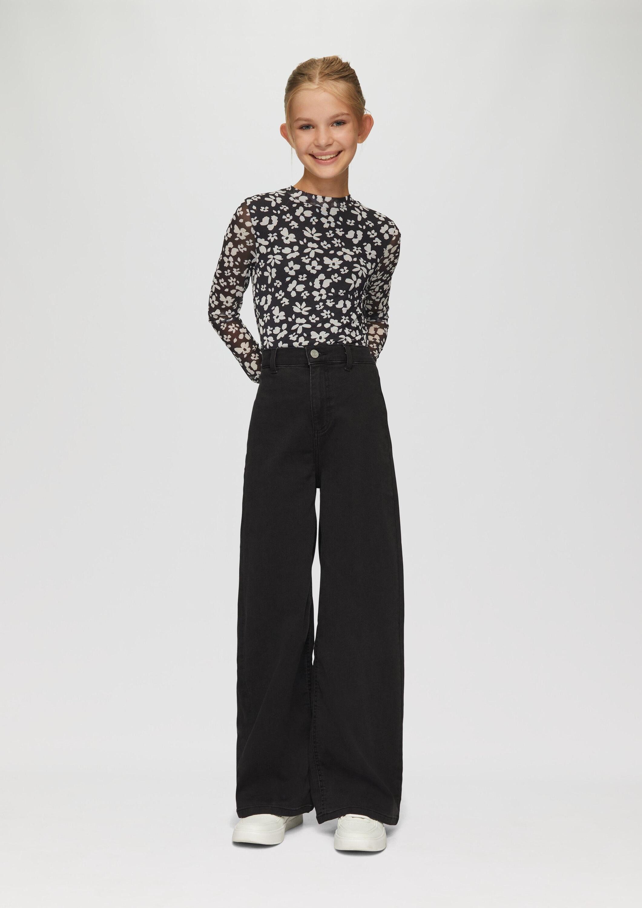 s.Oliver Chinos Jeans-Hose Jeans / Regular Fit / Super High Rise / Wide Leg