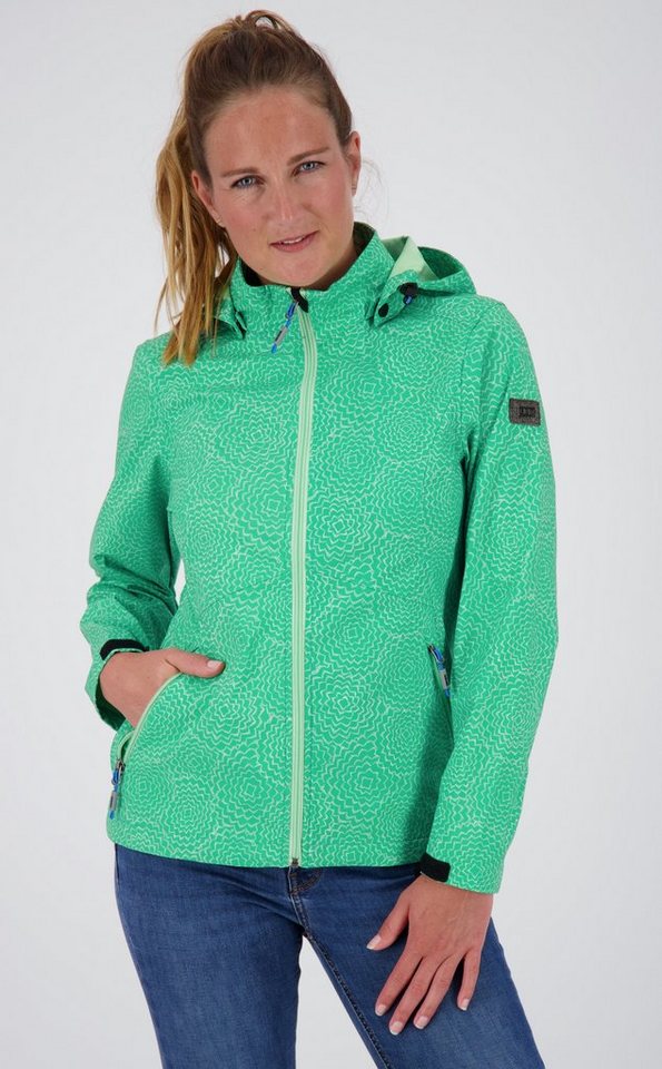 DEPROC Active Softshelljacke SHELBY PEAK II Women mit abnehmbarer Kapuze