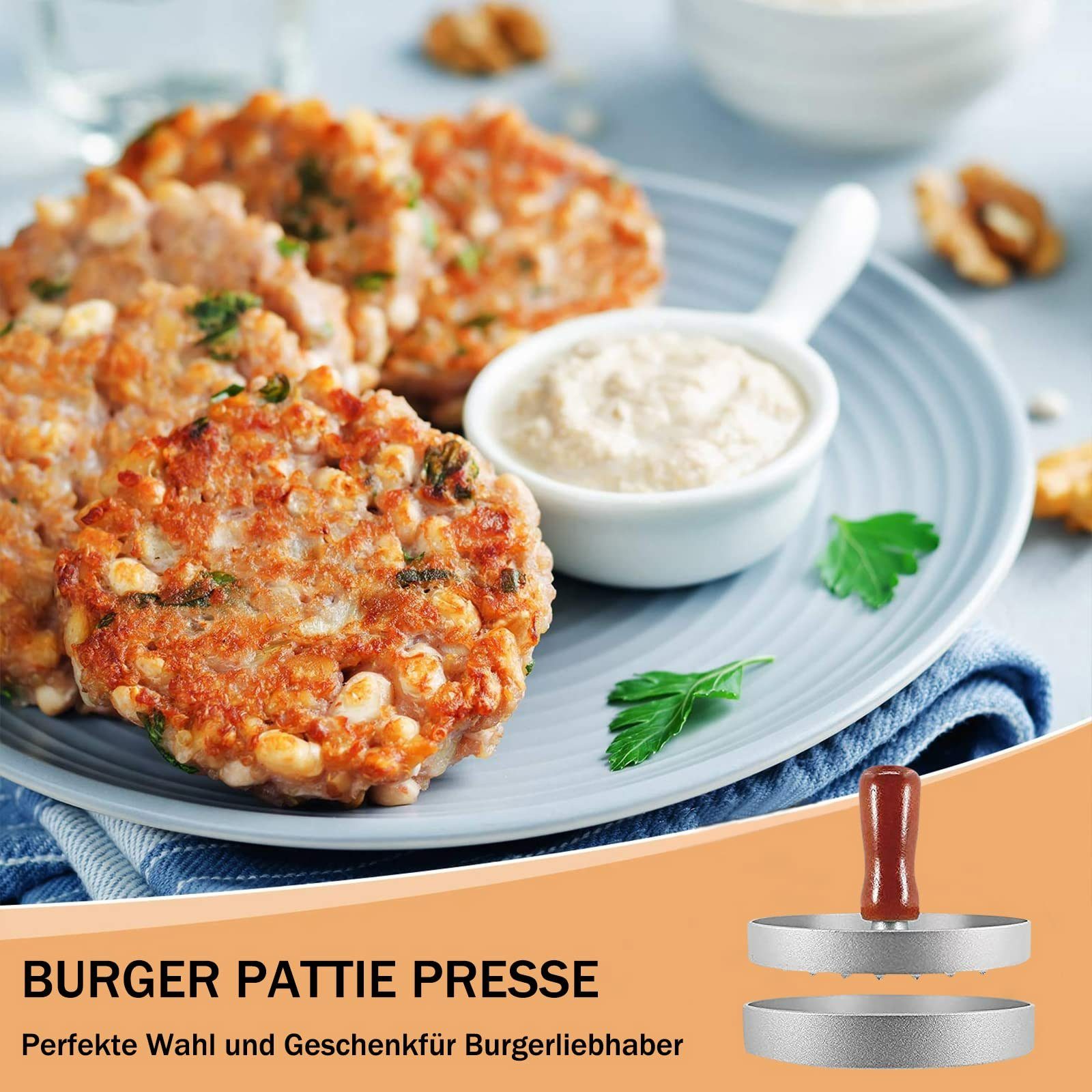 5 Stück Fleischpresse Praktisch Nützlicher Burger Patty Maker Burgerpresse