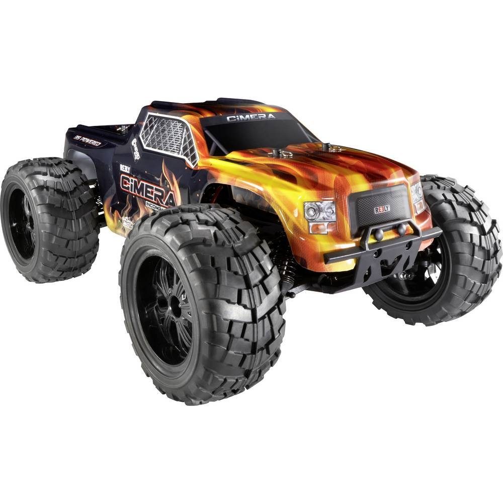 Reely RC-Auto 1:10 Elektro Monstertruck 4 WD BL 100%RtR RE-6914403, Inkl. Akku und Ladegerät