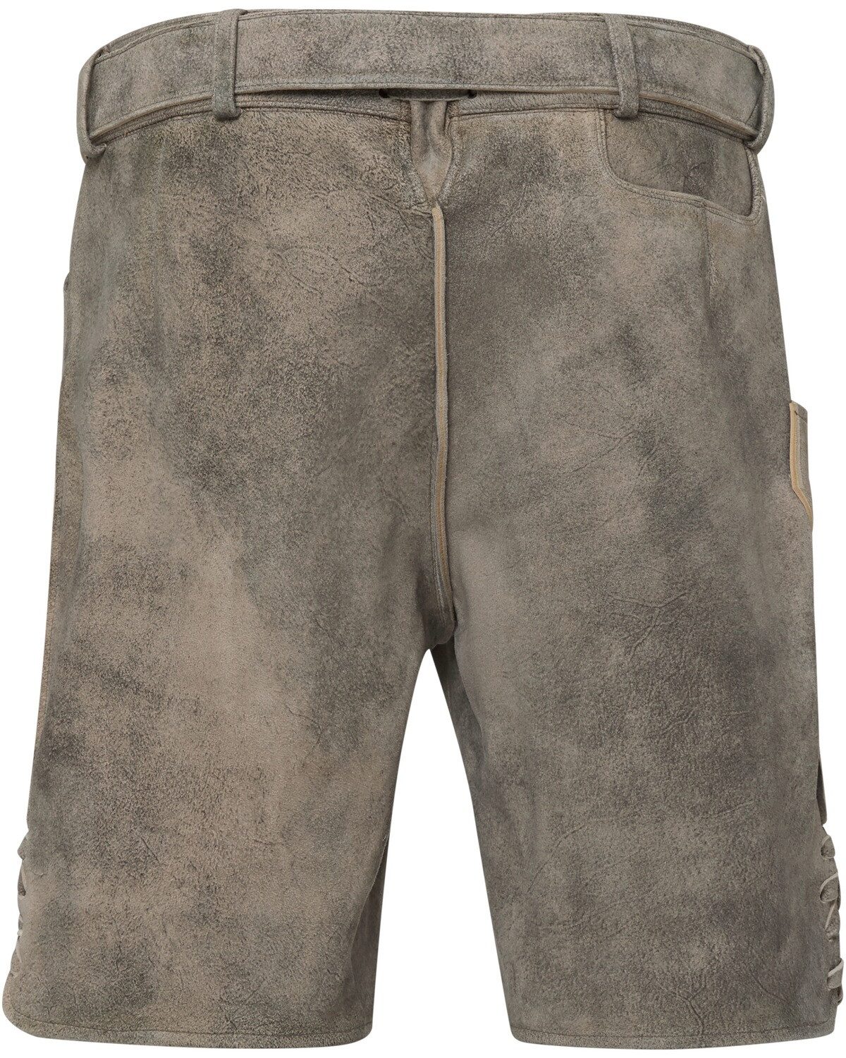Reitmayer Trachtenlederhose Kurze Lederhose mit Gürtel günstig online kaufen
