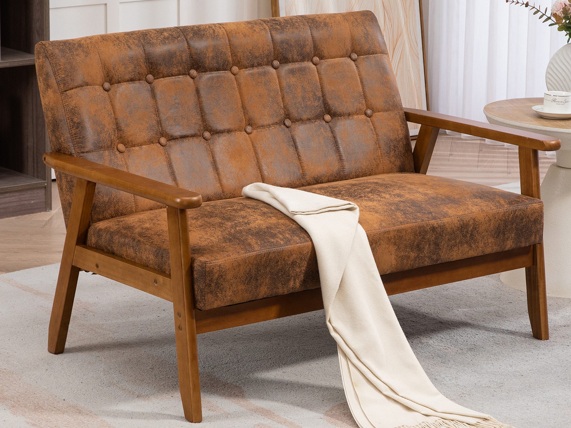 KLAM HOME Loungesessel 2-Sitzer Doppelsitzsofa mit günstig online kaufen