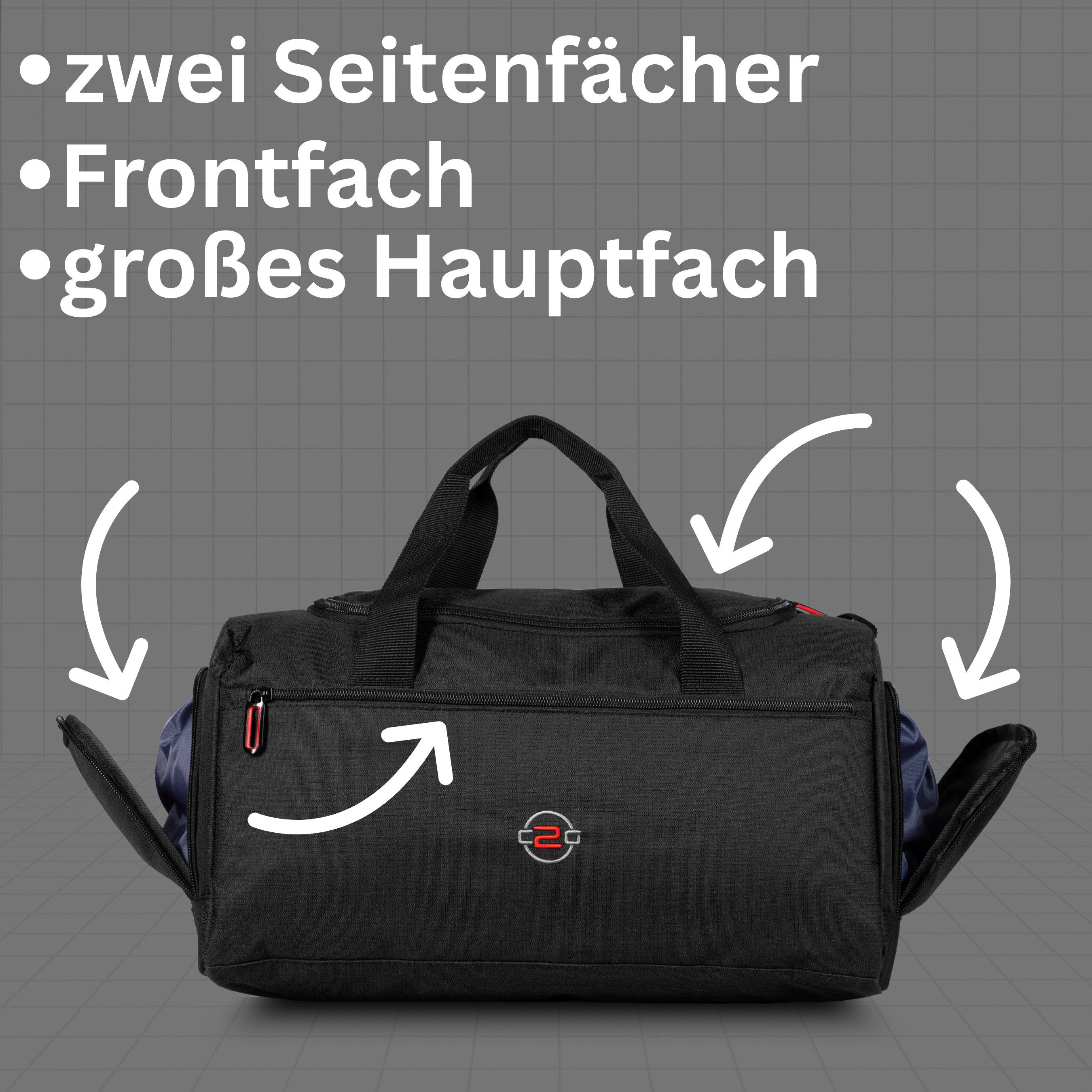 cocoono Sporttasche Sporttasche klein 18L – kompakte Gym Bag für Damen & Herren