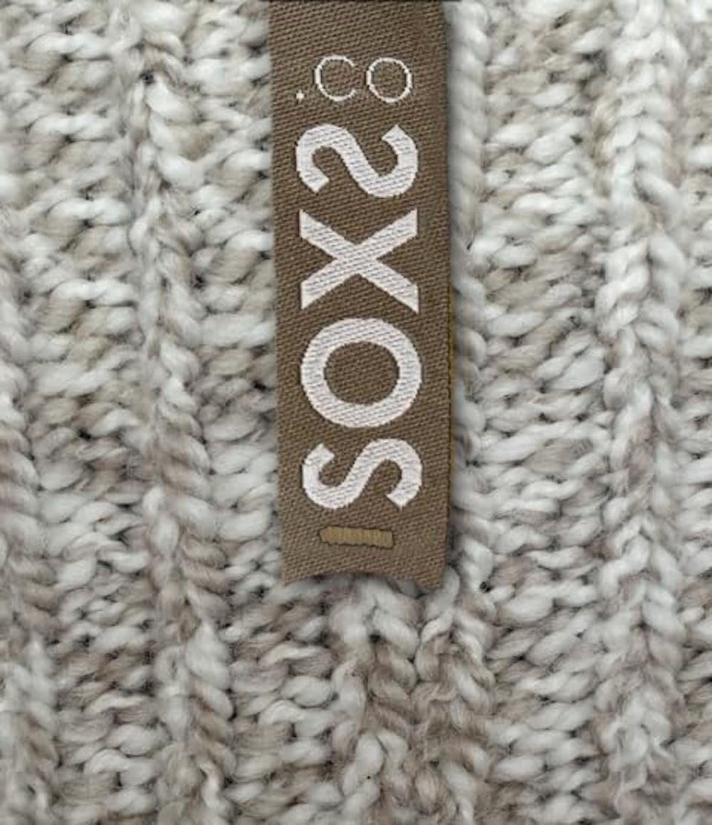 SOXS.Co mit 1 angenehmer (oder Label mit nutzen, von als Beinstulpen Style Paar) & Size Sand Beige LK mit Trend farbigem Armling Label one Damenstulpen Elastizität Beinwärmer