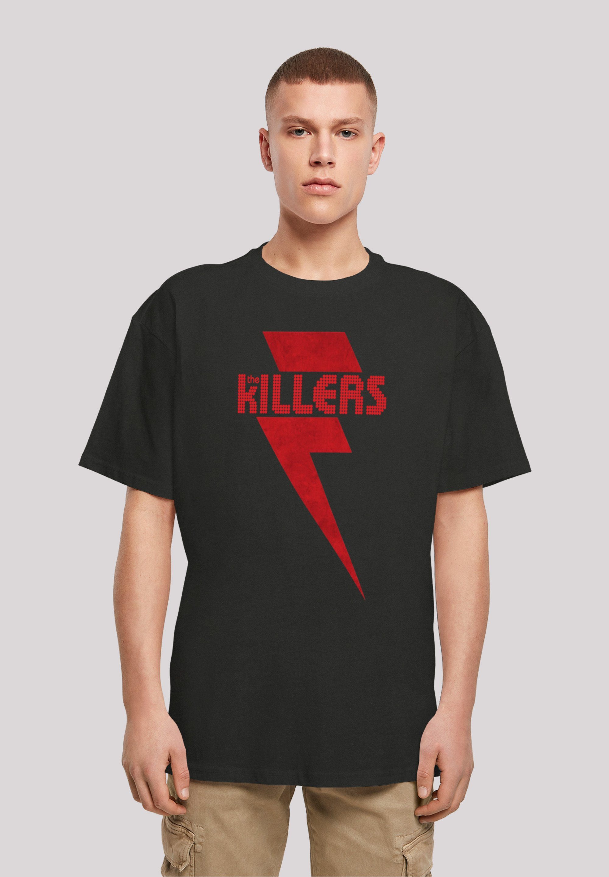 F4NT4STIC T-Shirt The Killers Rock Band Red Bolt Print schwarz