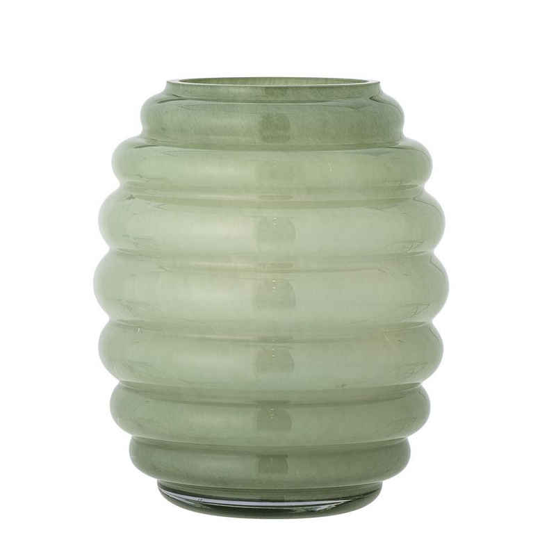 Bloomingville Dekovase Saihah, Vase in Grün, 24cm, aus Glas