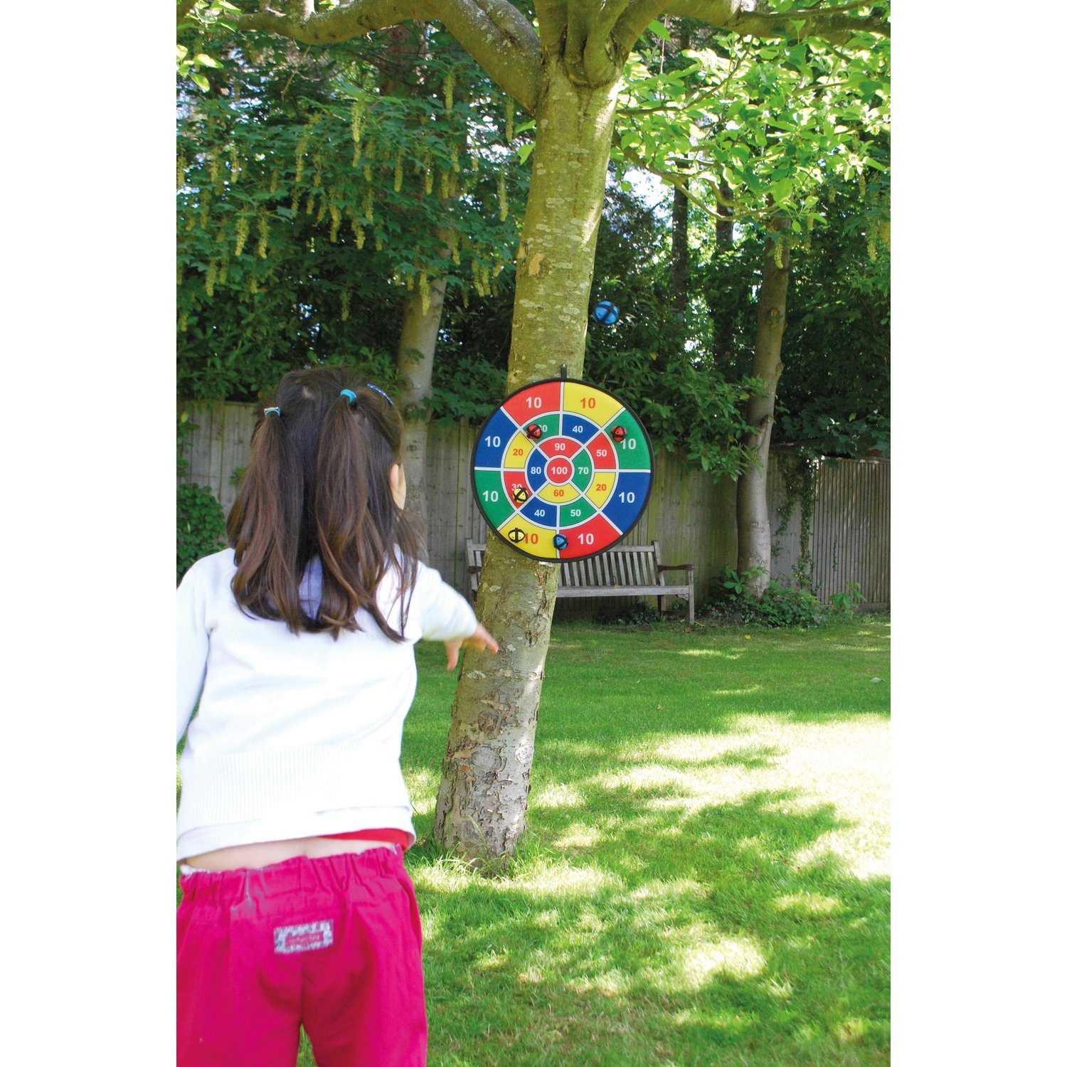 Spielzeug-Gartenset Sicherheitszielscheiben 3 Zielscheiben, 9 Bälle