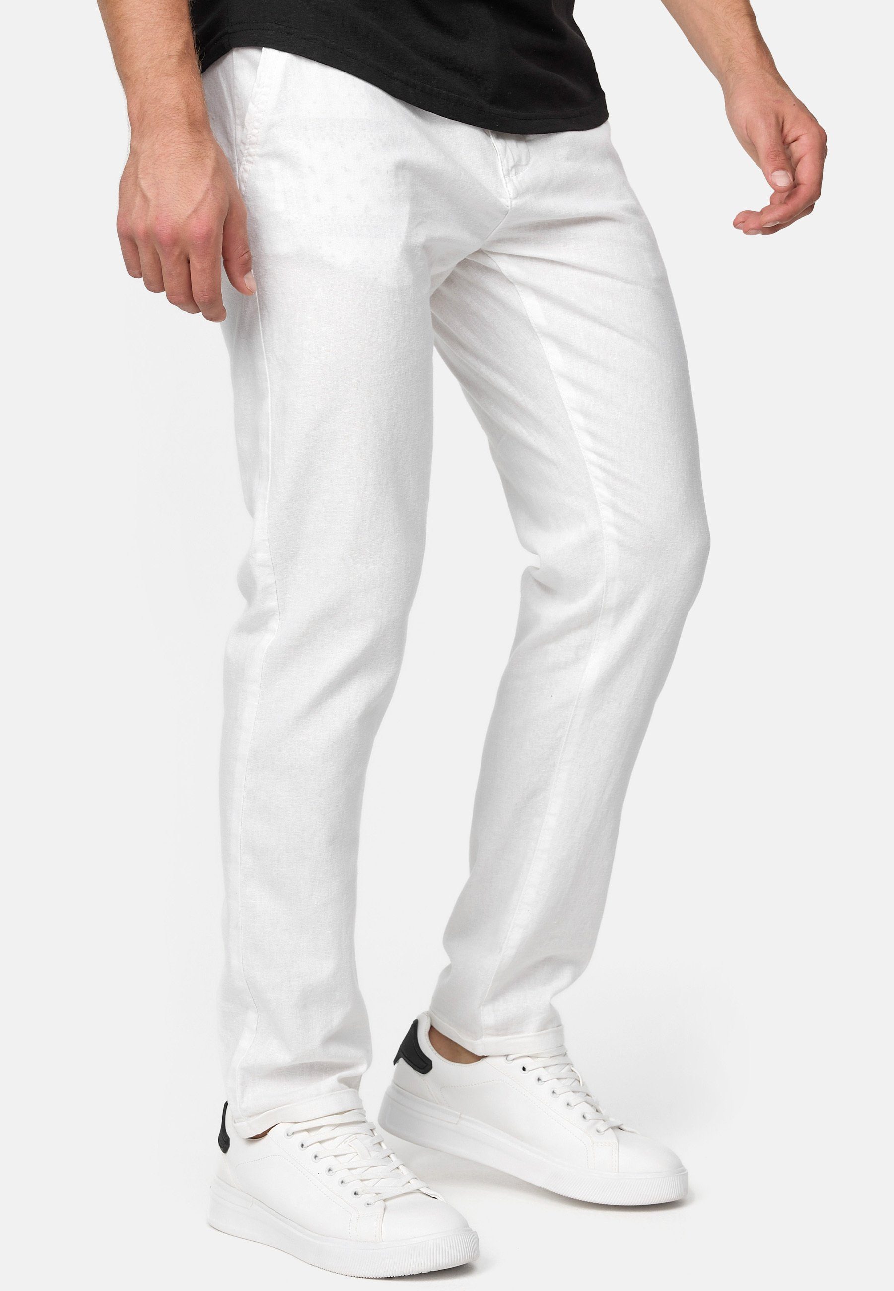 Indicode Leinenhose Haverfield günstig online kaufen