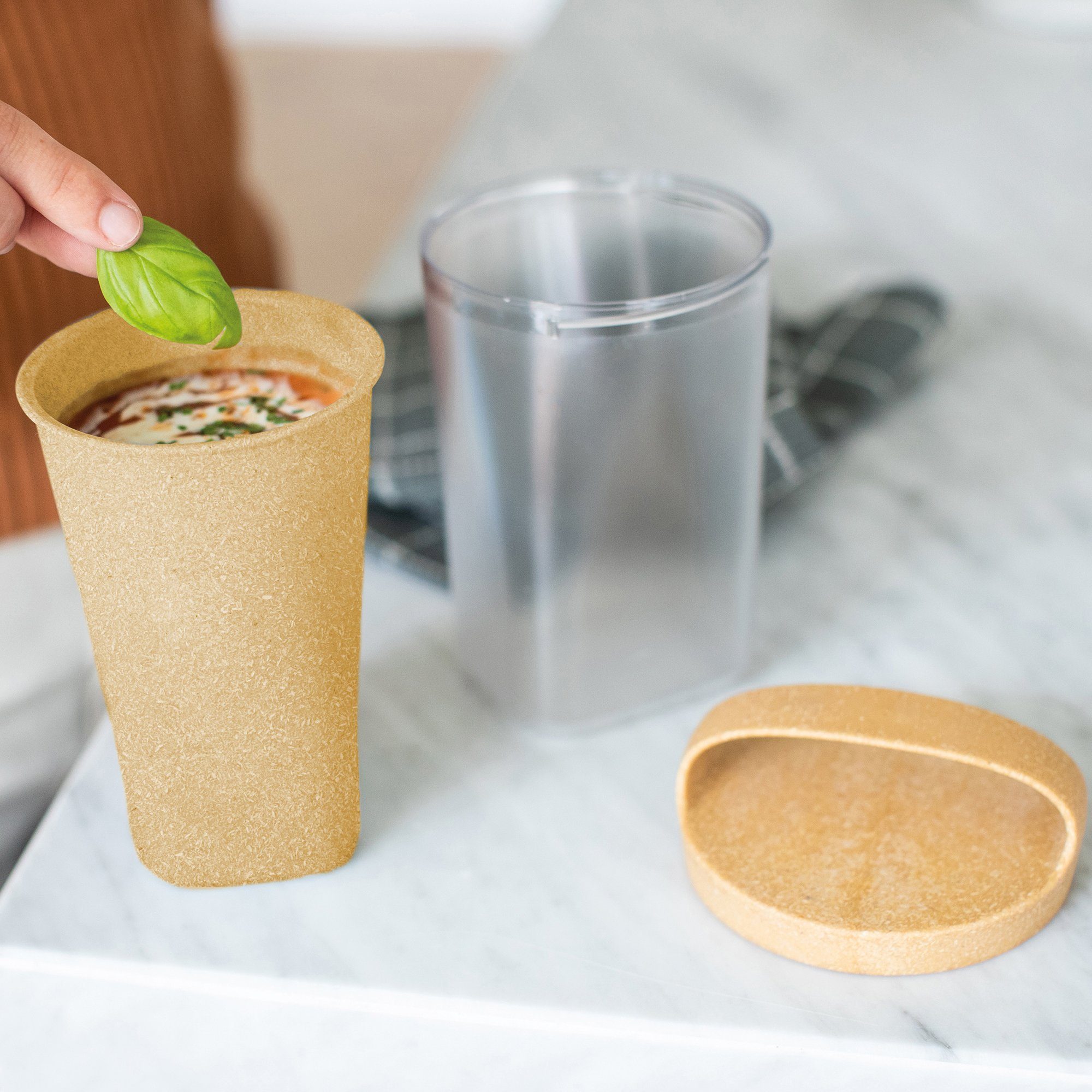 KOZIOL Frischhaltedose BUDDY ISO, Kunststoff, (1-tlg), spülmaschinengeeignet,melaminfrei,recycelbar 0.5L