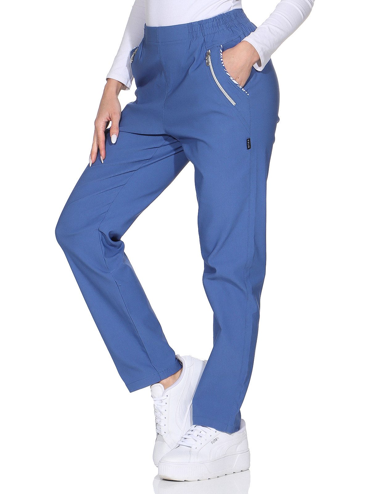 OriginalYou Schlupfhose Damen Stoffhose leichte Stretchhose Freizeithose mi günstig online kaufen