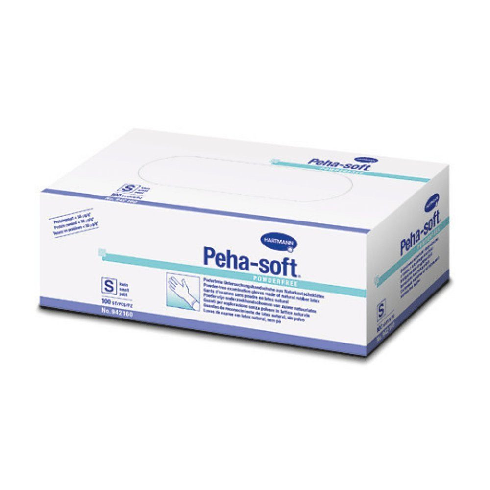 - S Peha-soft® PAUL Größe AG Latex-Einmalhandschuhe HARTMANN Latexhandschuhe powderfree
