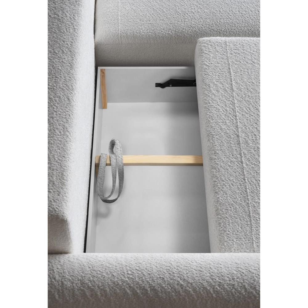 Beautysofa Ecksofa mit Schlaffunktion Olivio, mit Wellenfedern, gepolstertes Ecksofa, im modernen Stil, mit Bettkasten