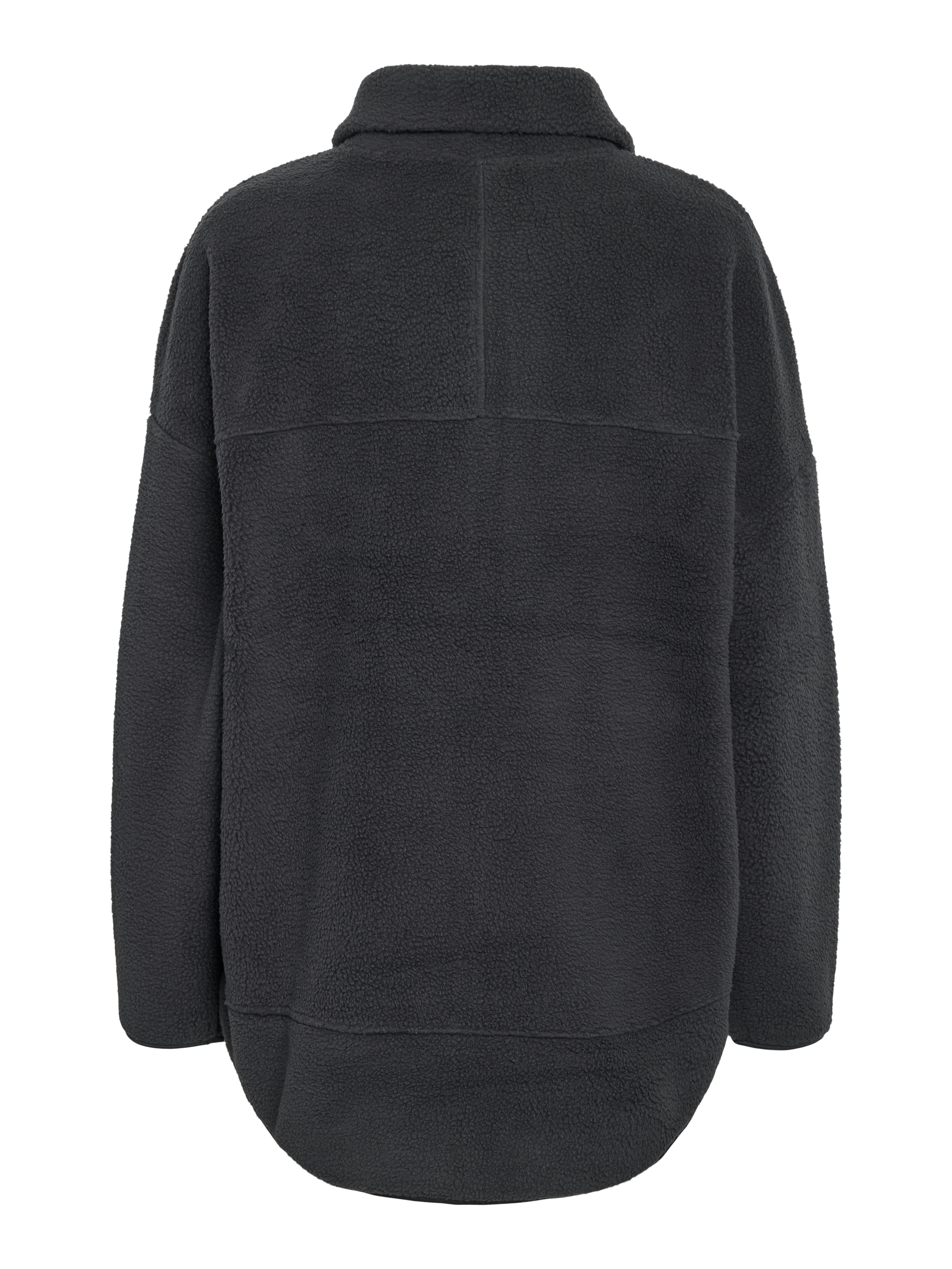 Noisy may Fleecejacke NMCOZY L/S ZIP SWEATER JRS NOOS Polyester, relaxed fit