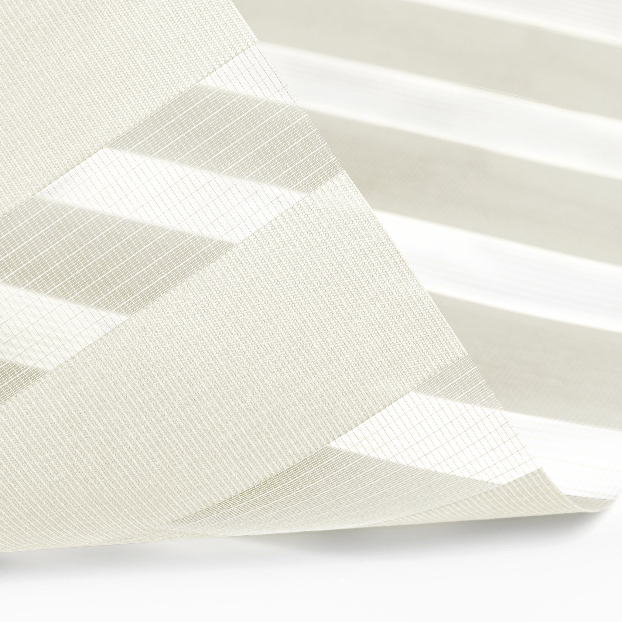 Doppelrollo 35 x 120 cm, creme [Stoffbreite 31,6 cm], jalousiescout, blickdicht, mit Bohren/ohne Bohren, freihängend, Klemmen, Kleben und Schrauben OHNE Aufprei – Bild 4 von 5