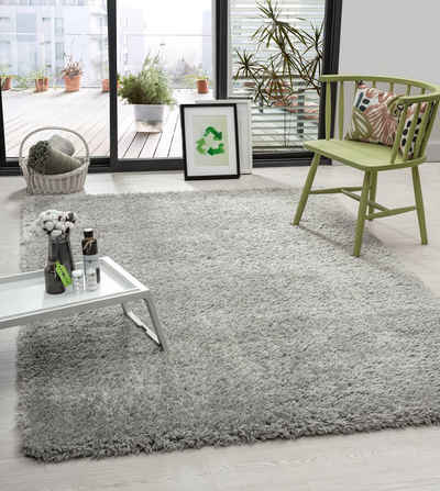 Teppich Green Velvet Wohnzimmer Öko Teppich, 100% recyceltem Polyester, the carpet, Rechteck