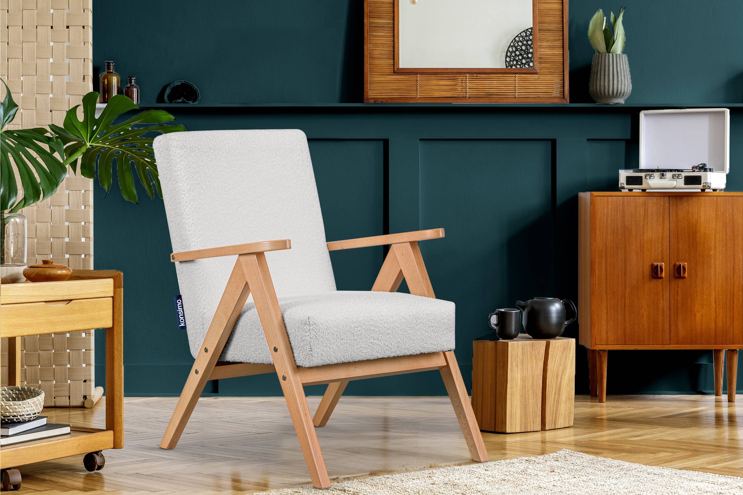 KONSIMO® Cocktailsessel NASET Sessel, Rahmen aus günstig online kaufen